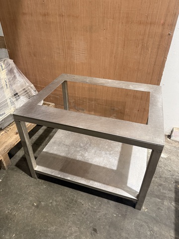Stainless Steel Tray Holding Table 