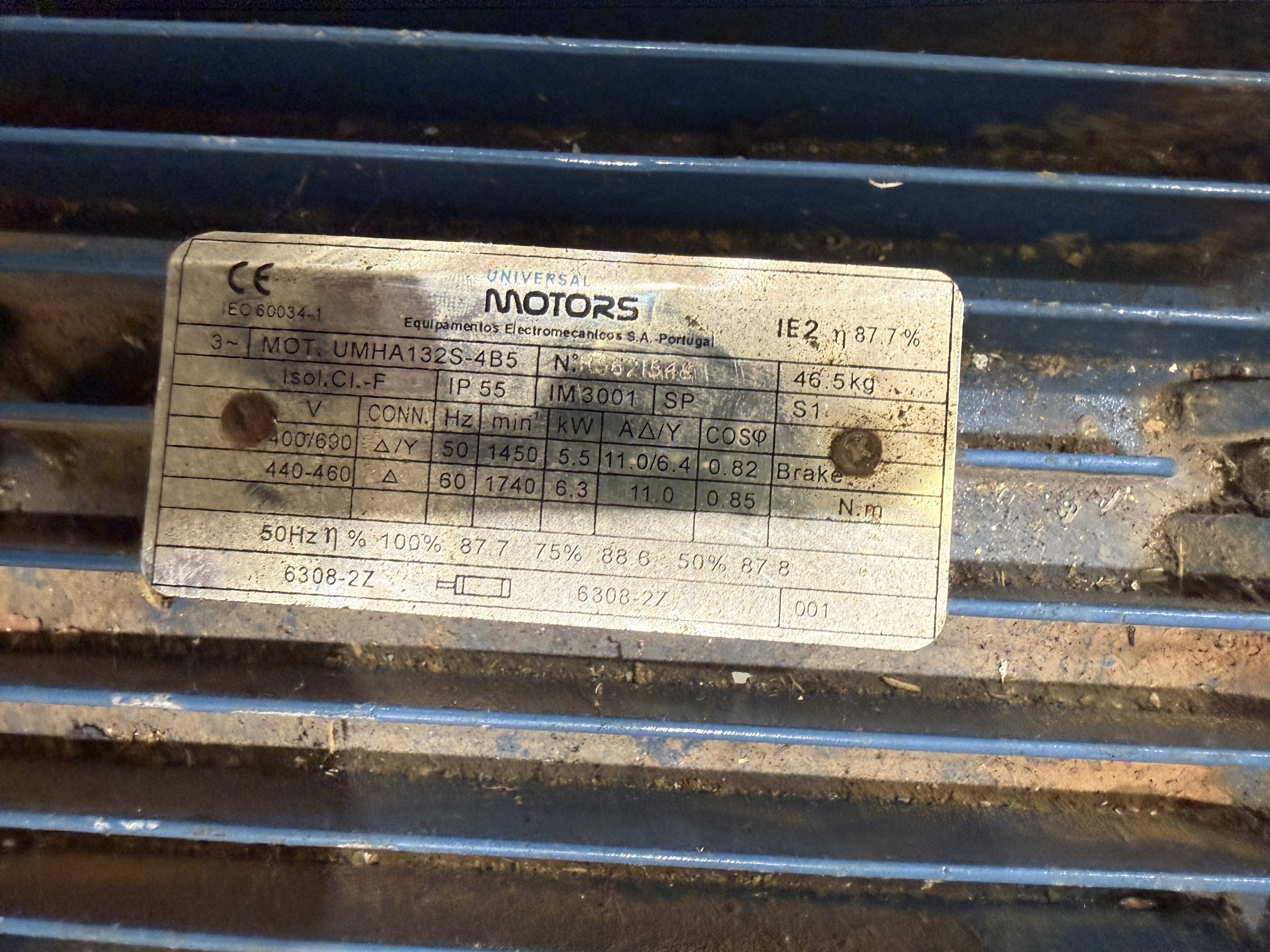 Various Varvel Gearboxes to be used with motors for drying belts