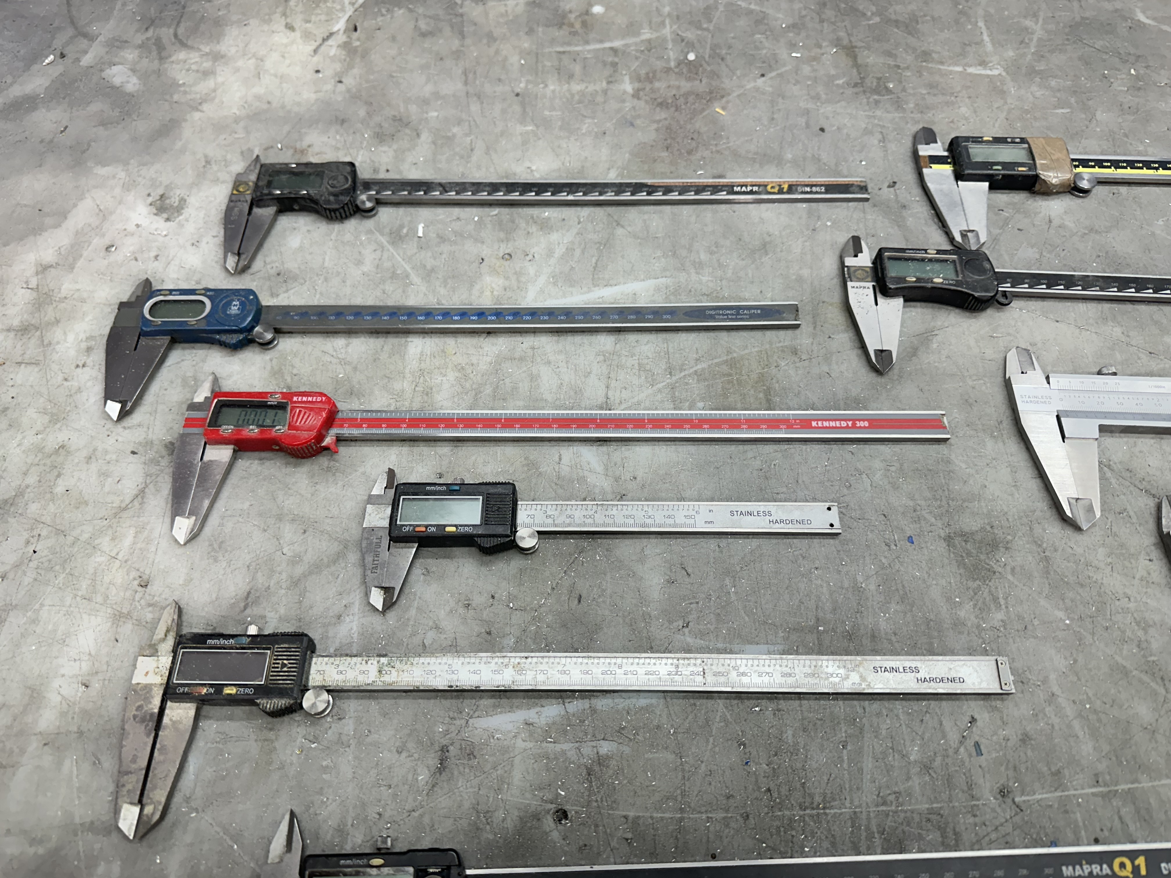 Various Digital Verniers up to 300mm