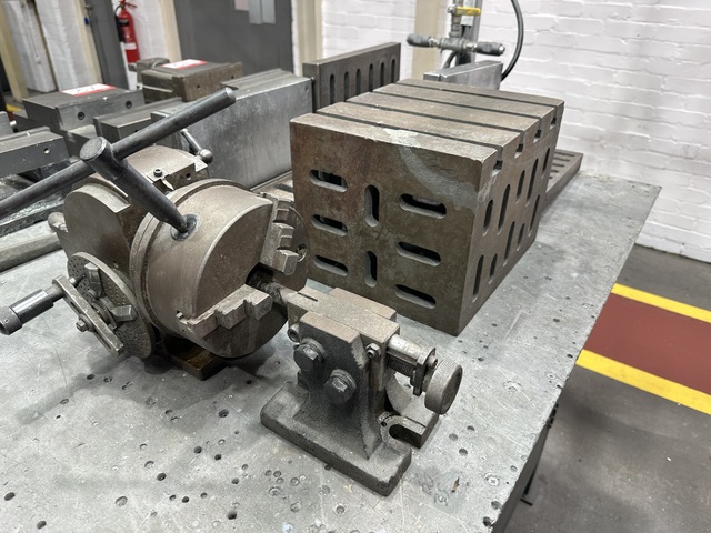 Angle Plates, Box Square and Tilting Rotary Chuck with Centre