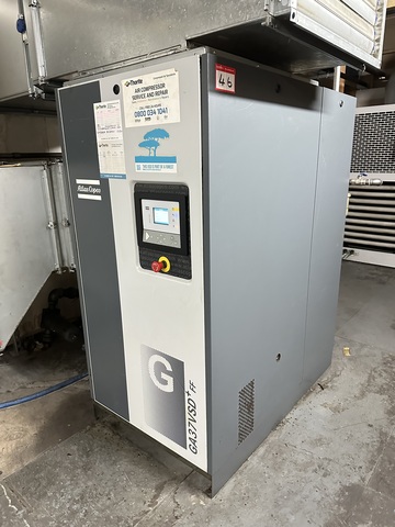 Atlas Copco GA37VSD+FF Rotary Screw Air Compressor (2014)
