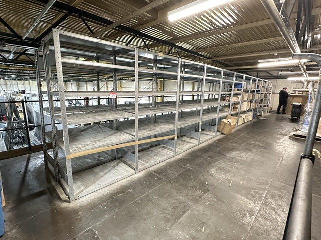Meta Light Duty Storage Shelving, 950mm Wide x 640mm Deep x 3000mm High, 12 Bay