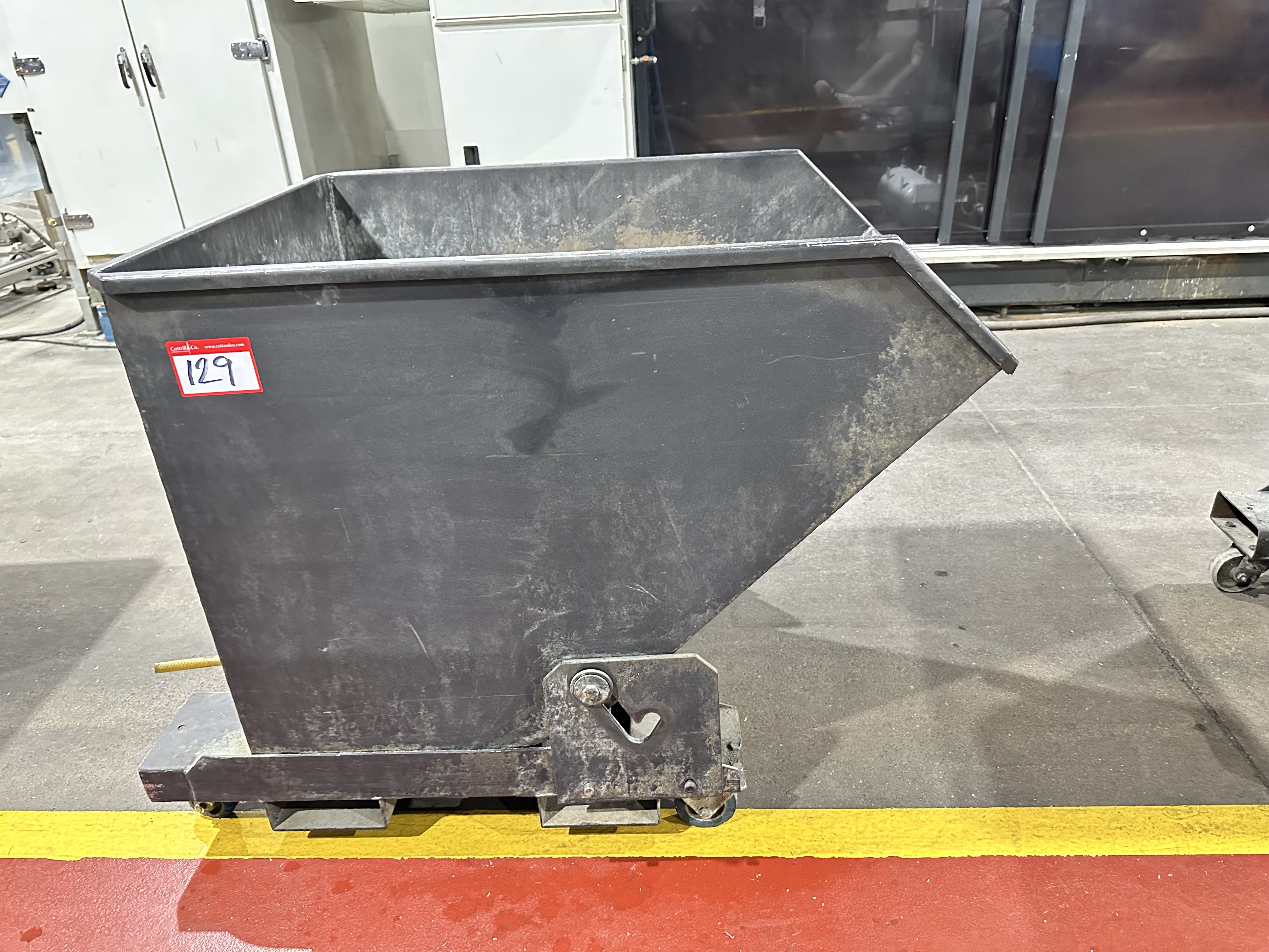 Mobile Swarf Tipping Skip, Size 840 x 1100mm x 940mm