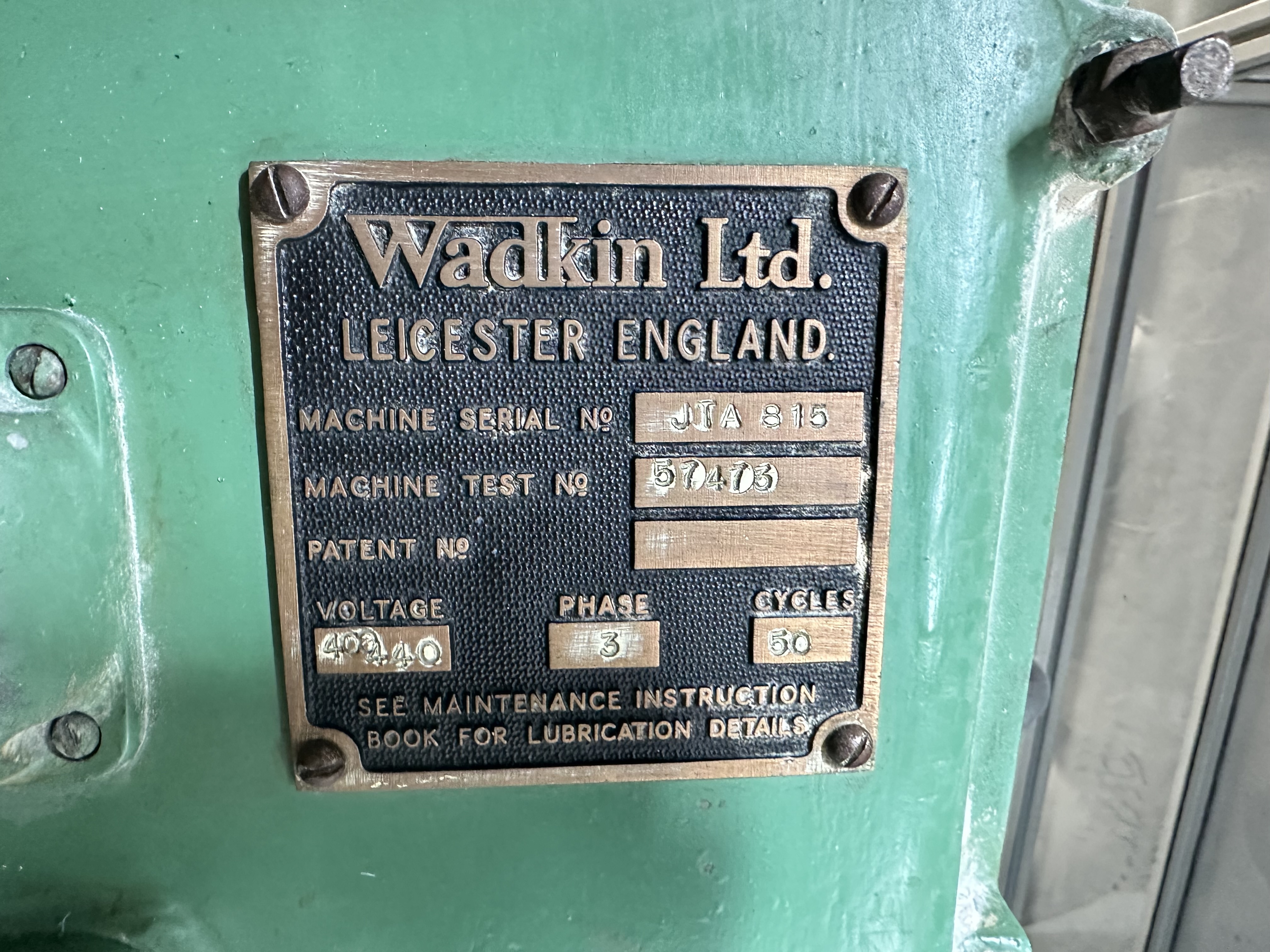 Wadkin Disc and Bobbin Sander