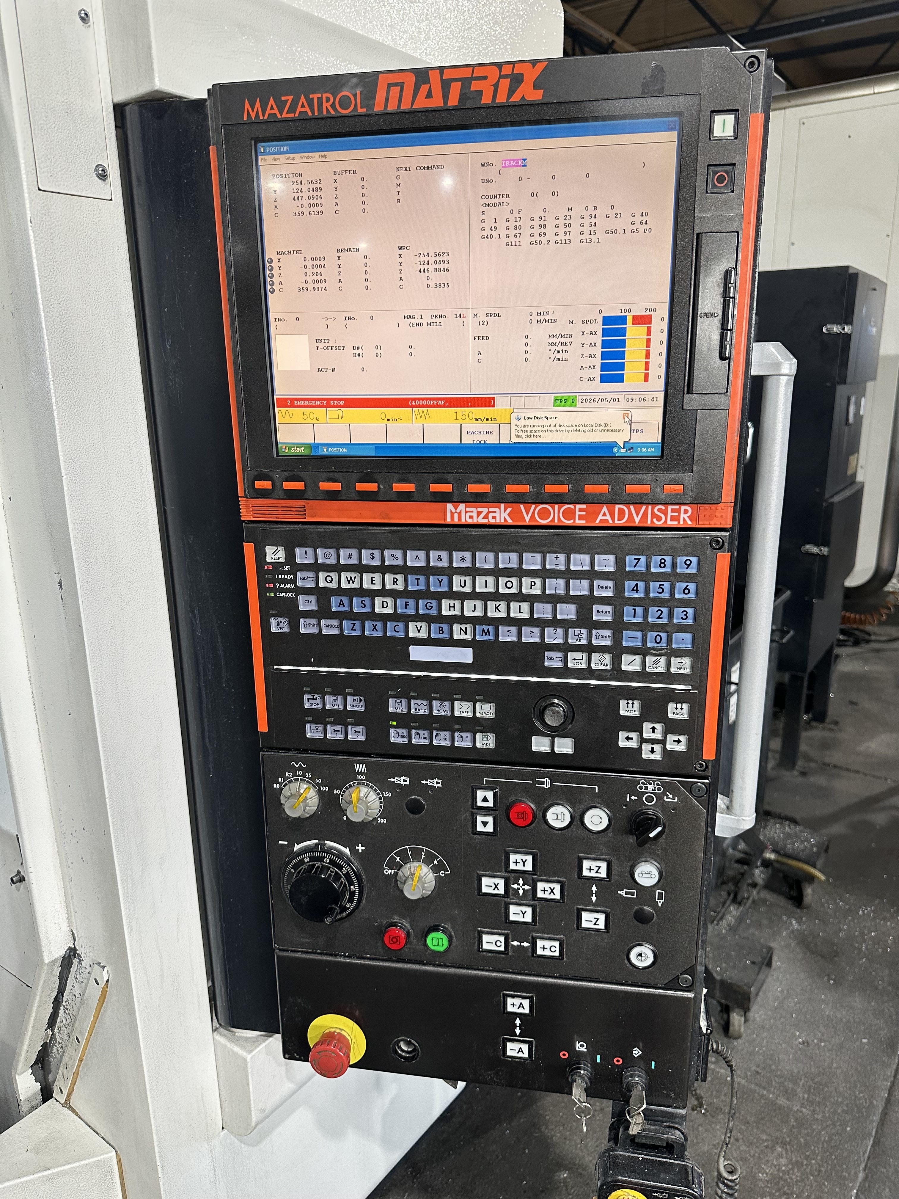 Mazak Variaxis 500-5X II 5 Axis CNC Machining Centre. (2012)