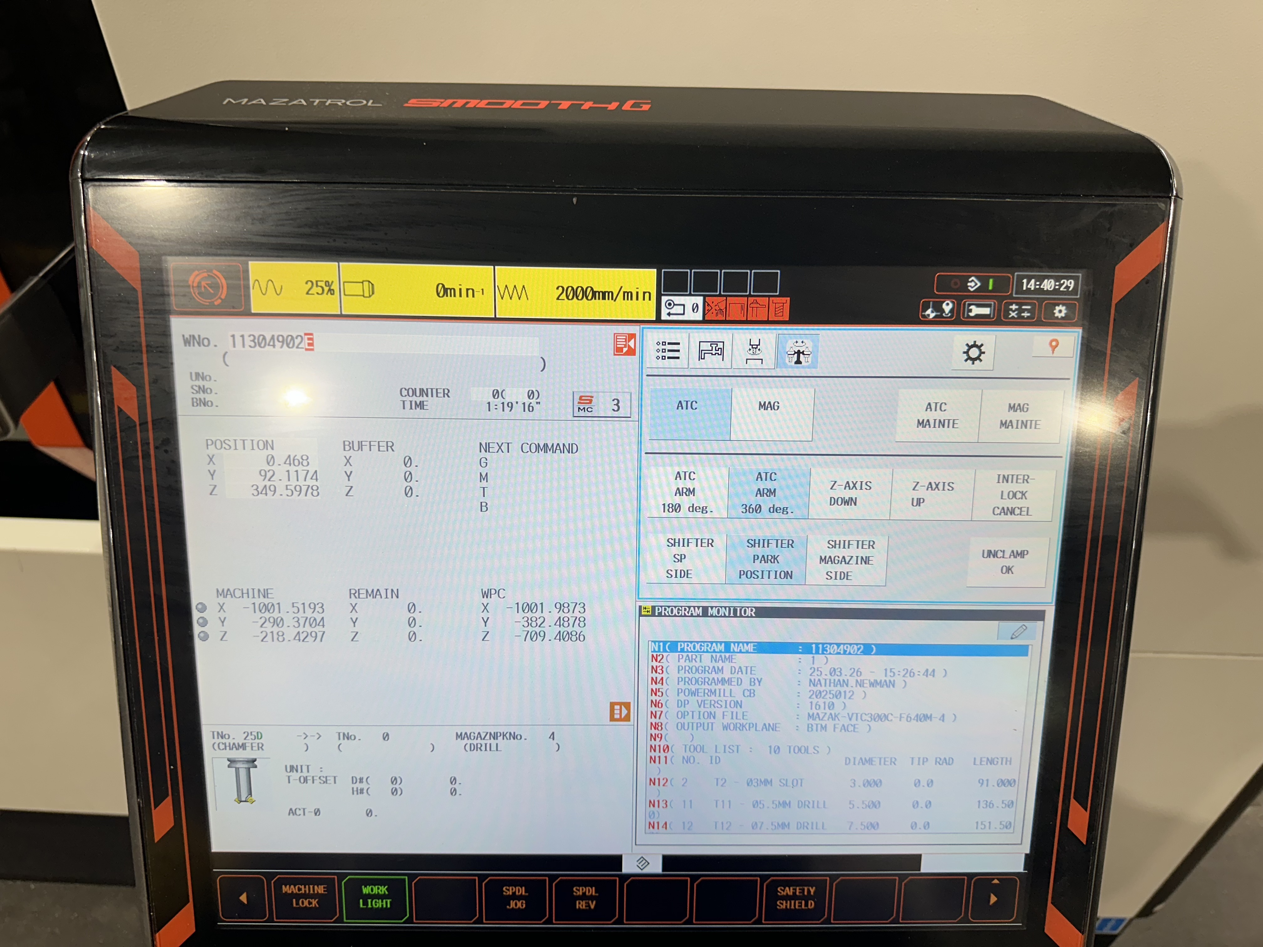 Mazak VTC 820/20 CNC Vertical Machining Centre. (2022)