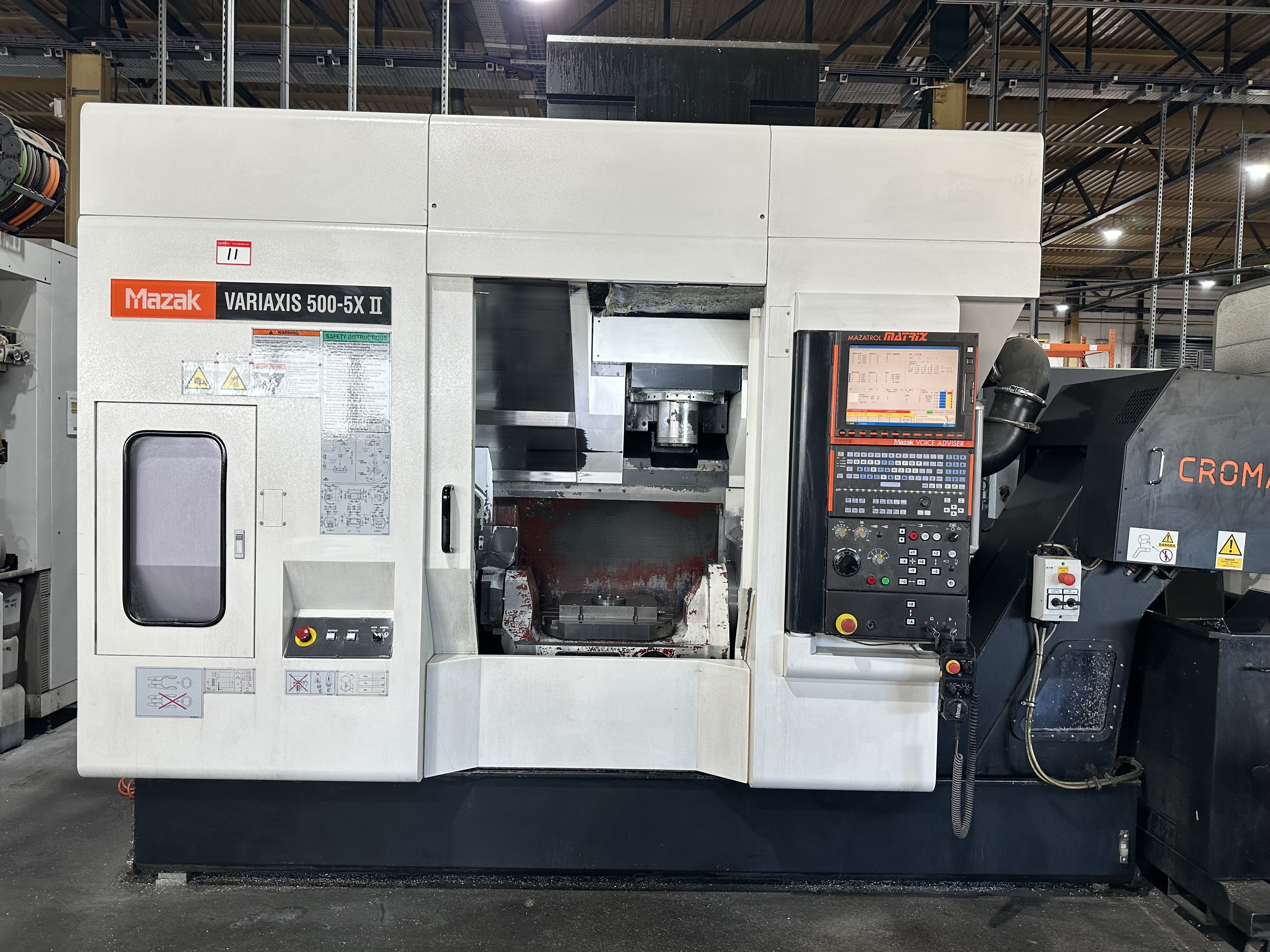 Mazak Variaxis 500-5X II 5 Axis CNC Machining Centre. (2012)