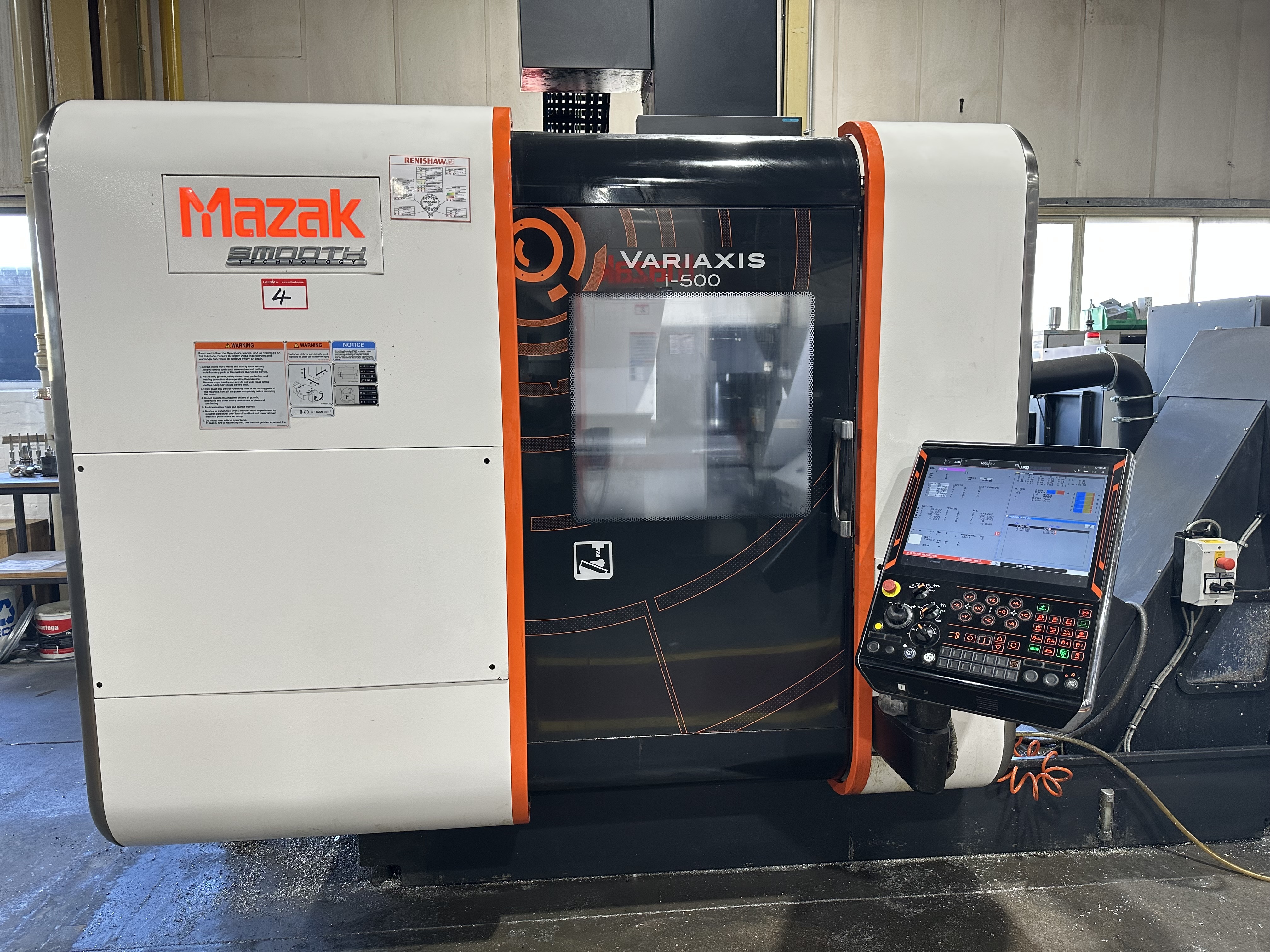 Mazak Variaxis i-500 5 Axis CNC Machining Centre. (2016)