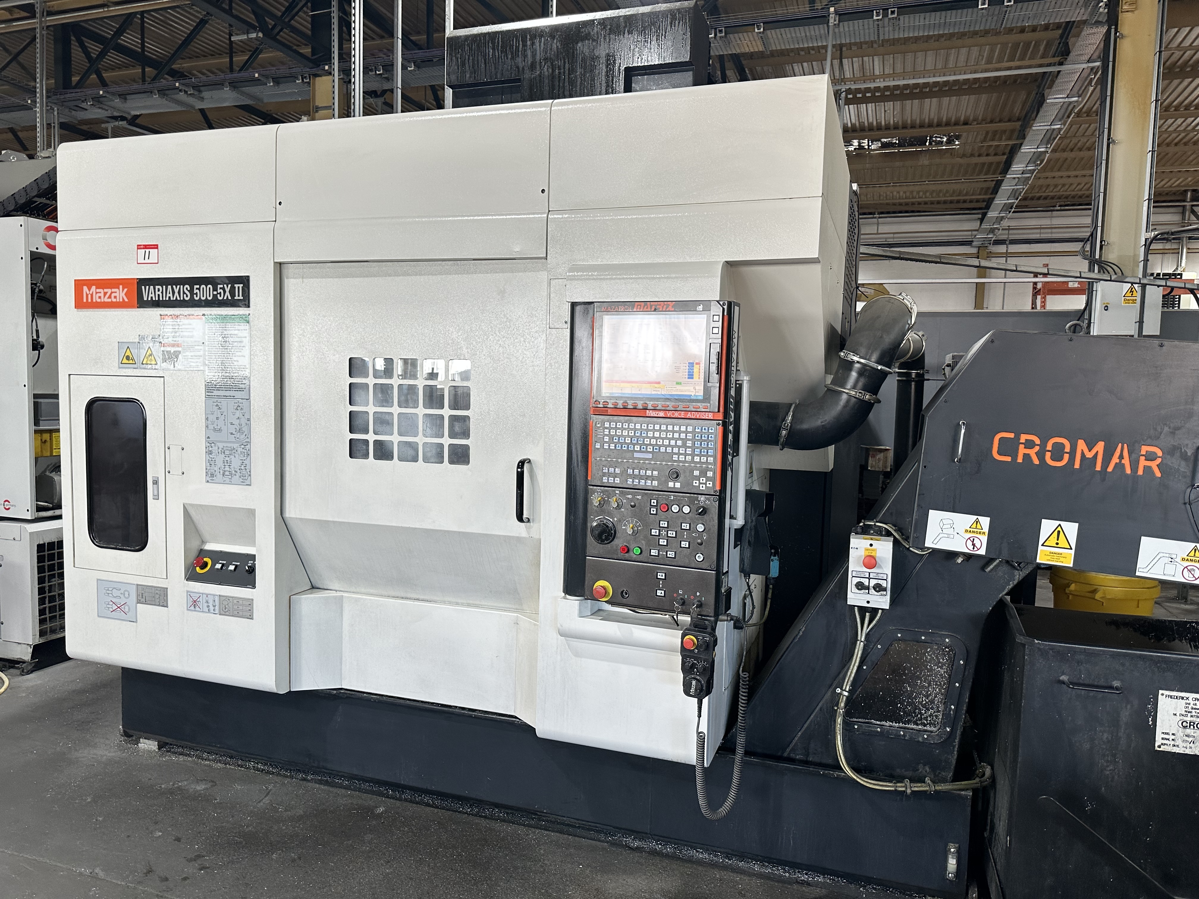 Mazak Variaxis 500-5X II 5 Axis CNC Machining Centre. (2012)
