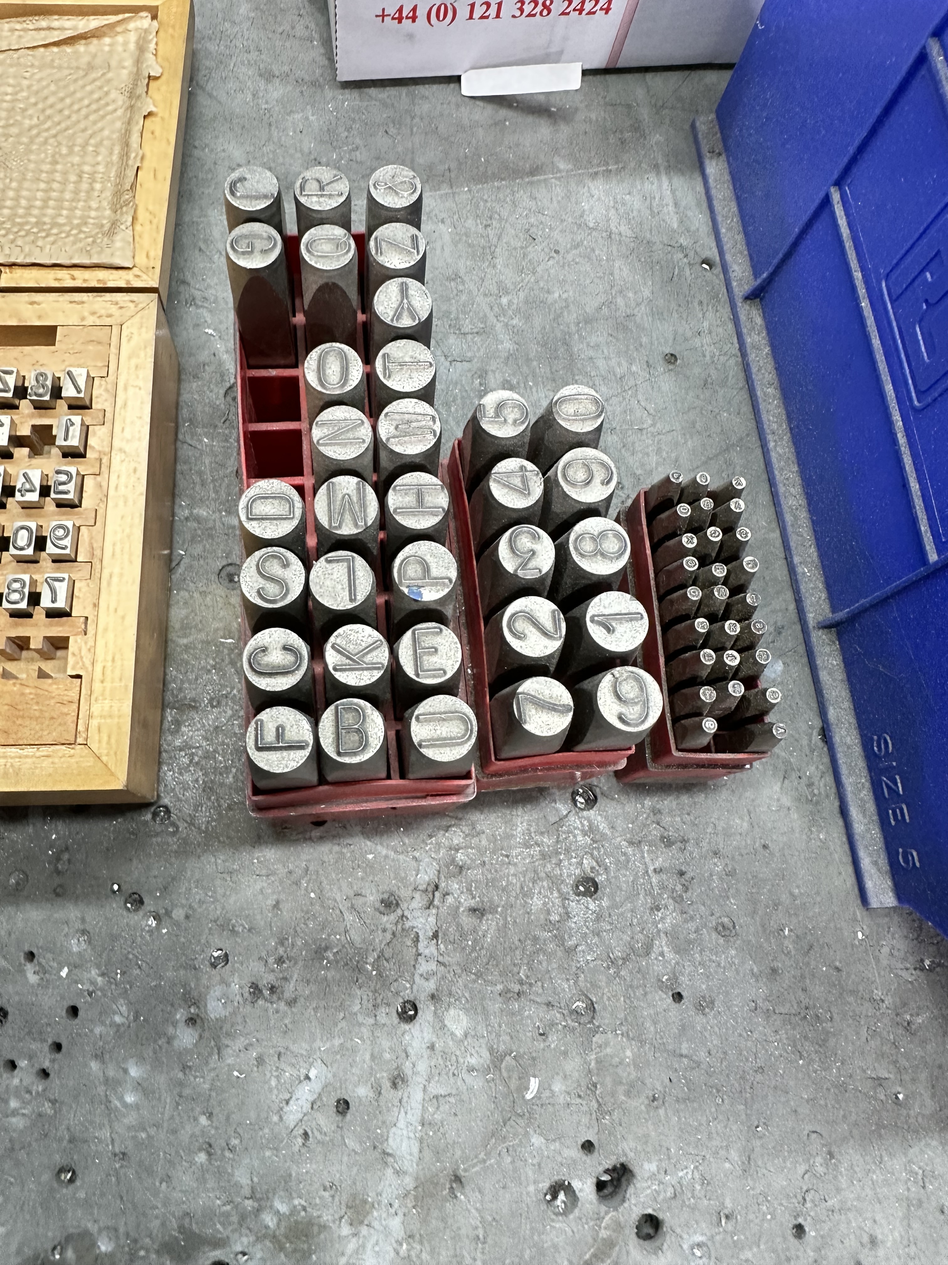 Various Letter & Number Stamps