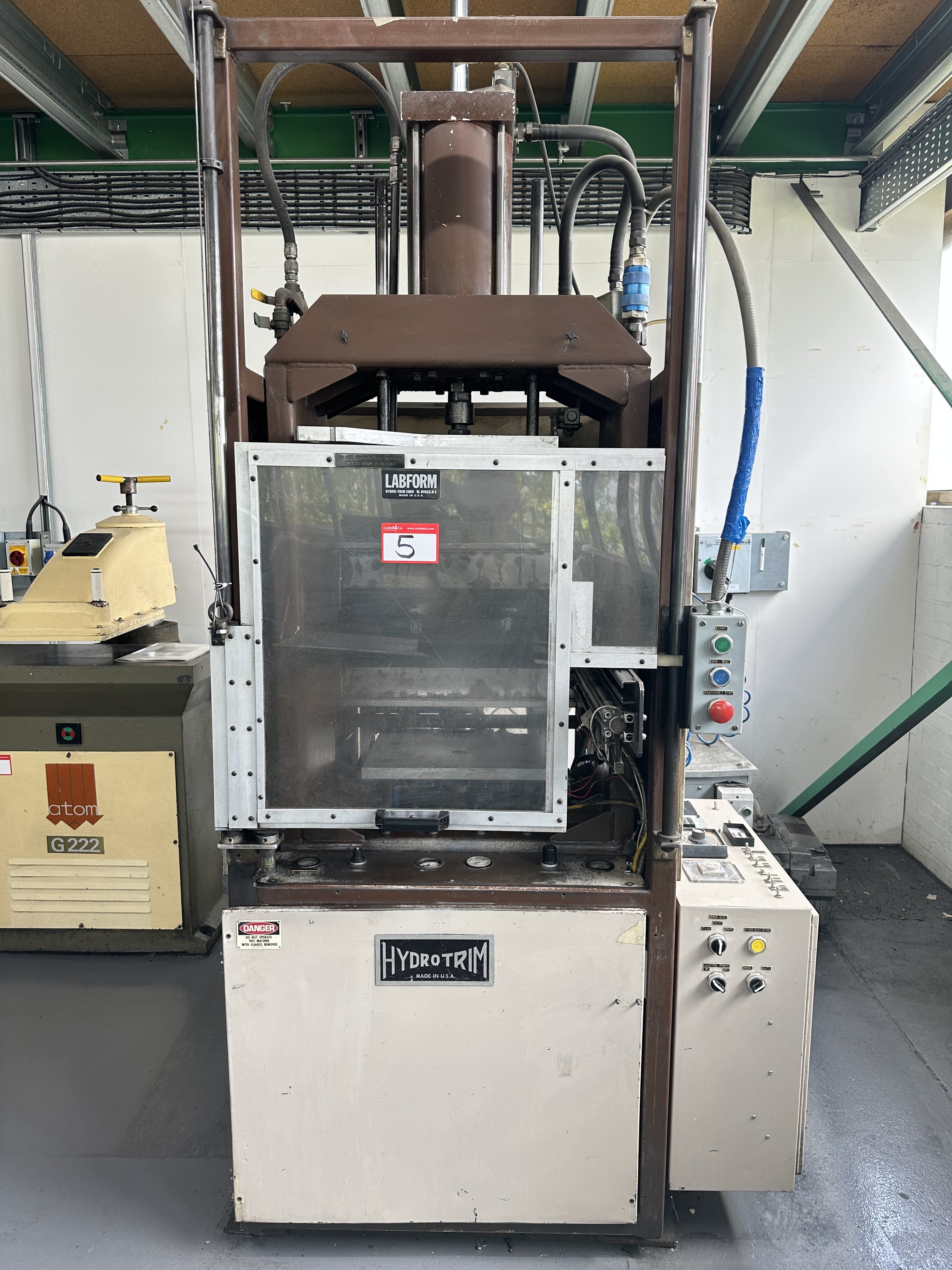  Labform 1620 Hydro-Trim Laboratory Thermoforming Machine