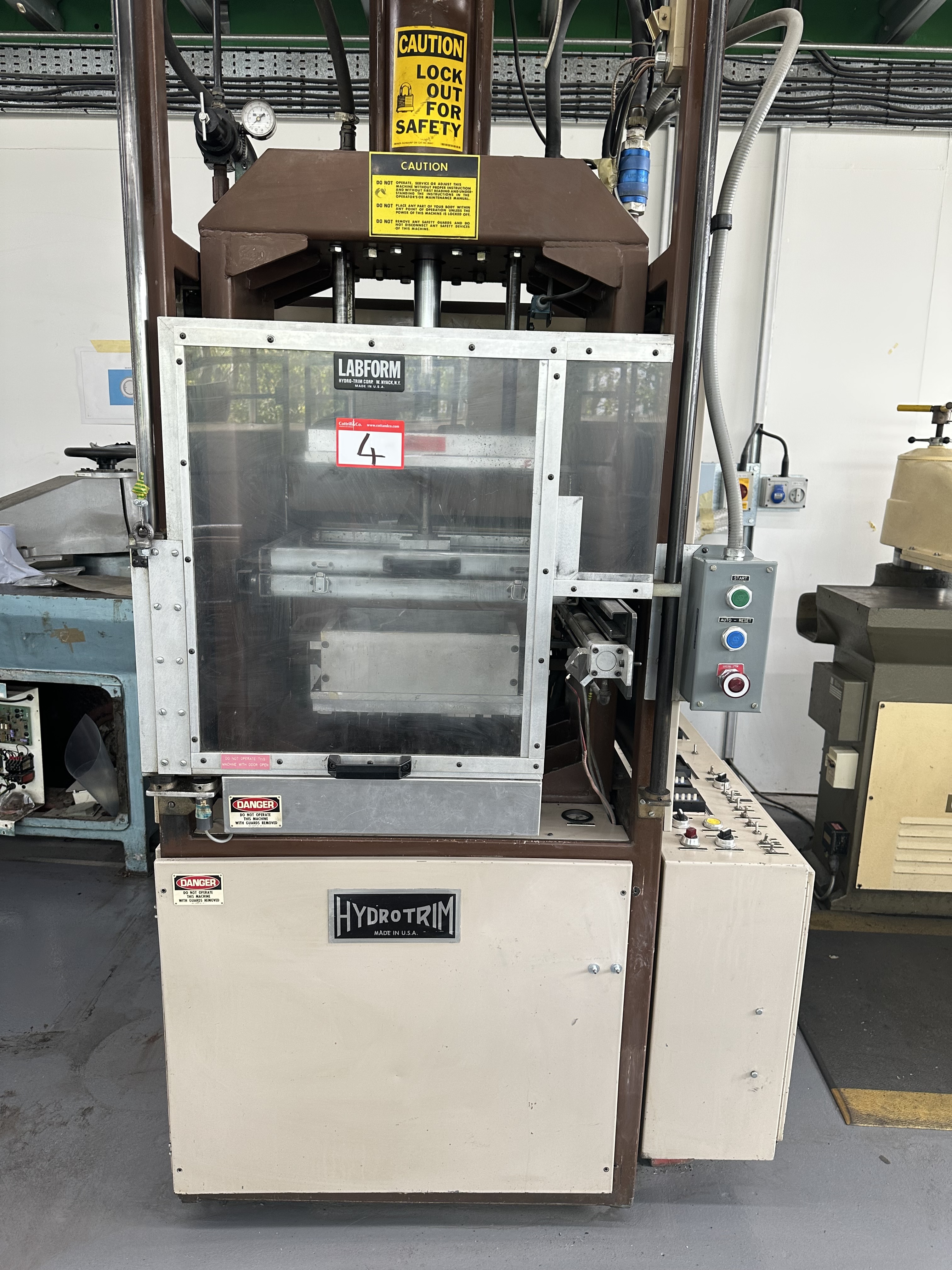  Labform 1620 Hydro-Trim Laboratory Thermoforming Machine