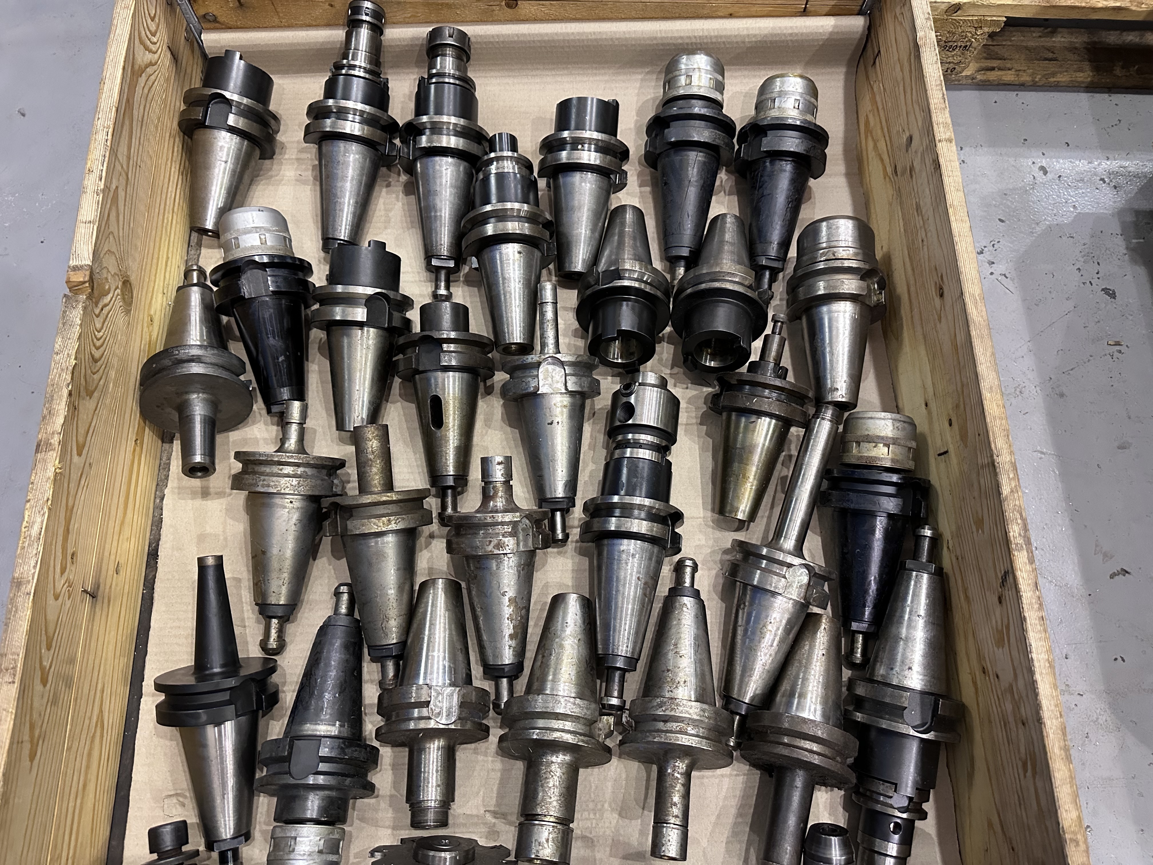 BT50 Spindle Tool Holders in Various Tool Holding Types