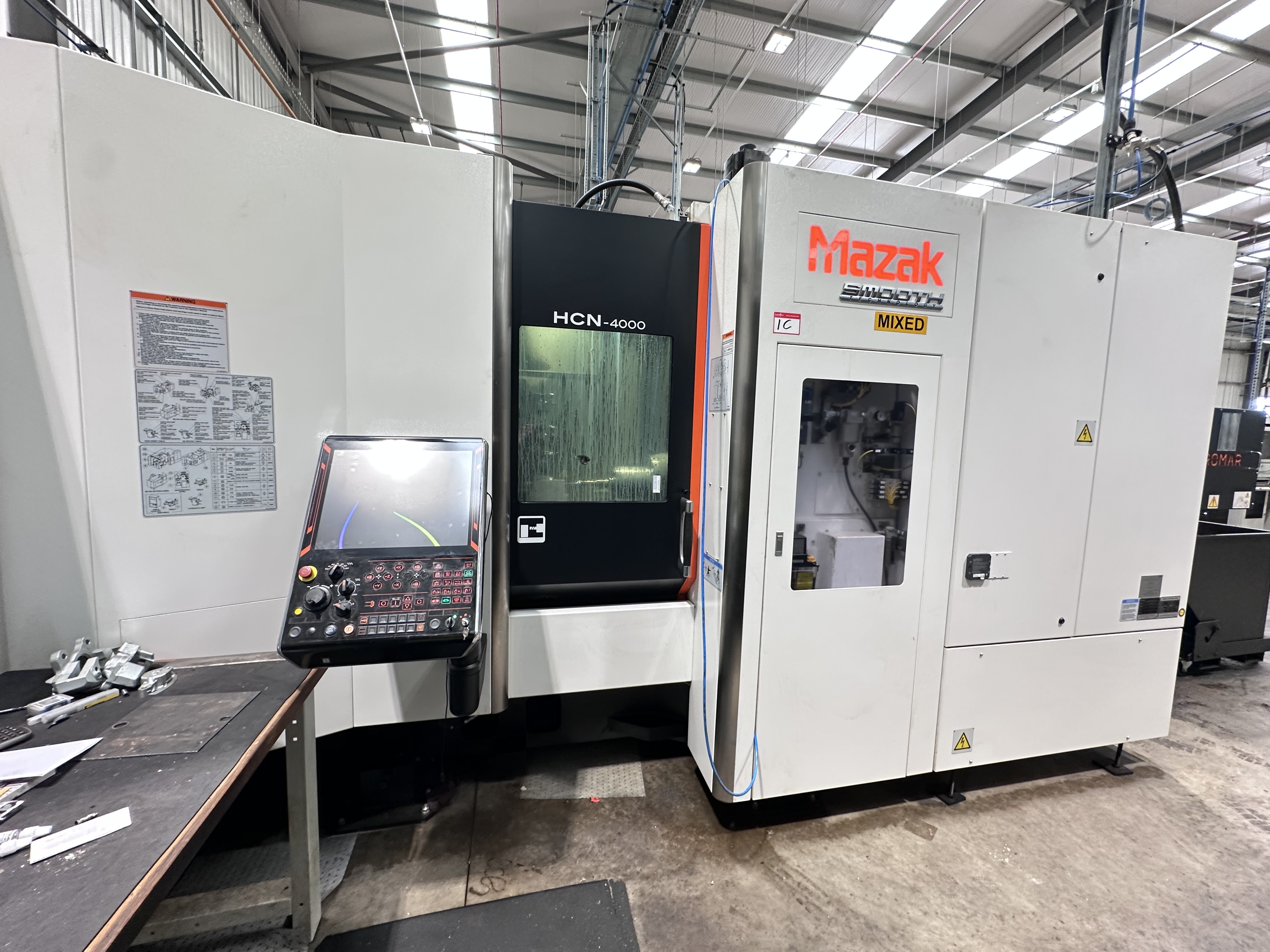 Mazak HCN - 4000 Machining Centre with Mazatrol Smooth G Control (04/2017)