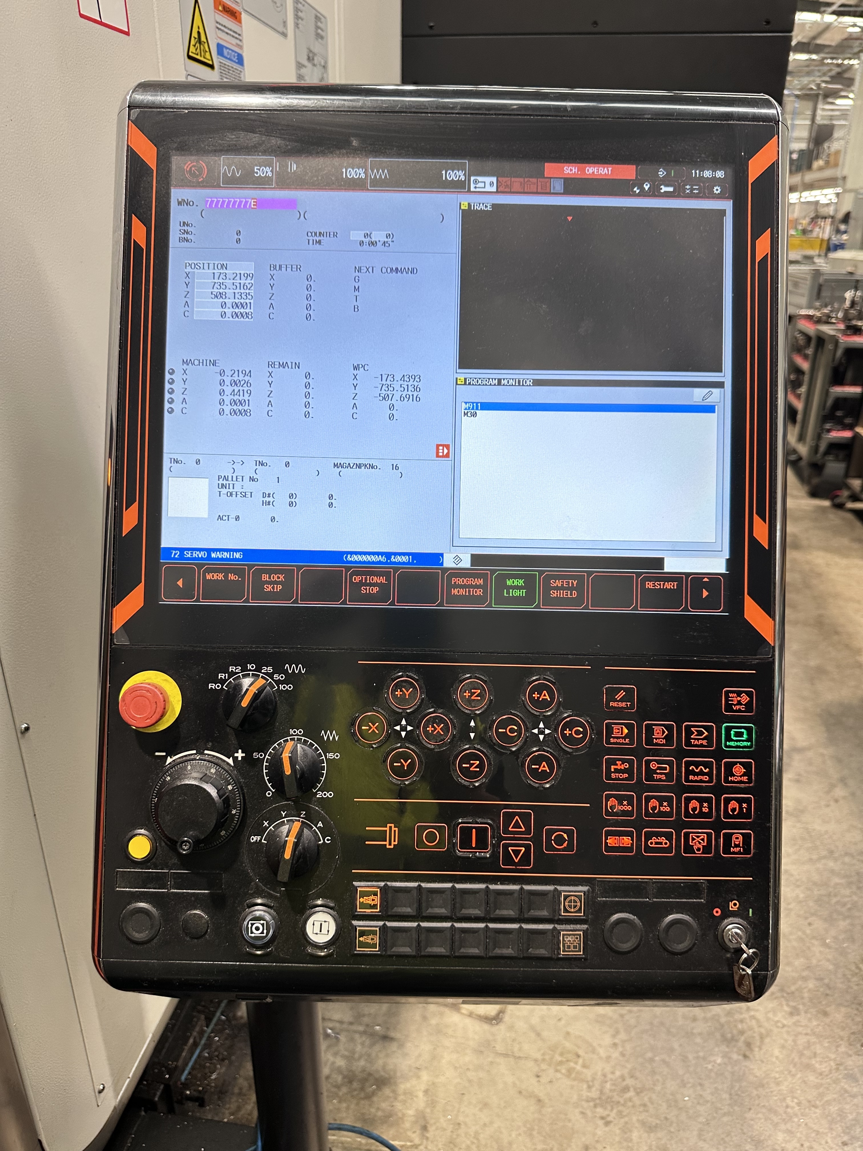 Mazak Variaxis I 600 Machining Centre with Mazatrol Smooth X Control (09/2017)