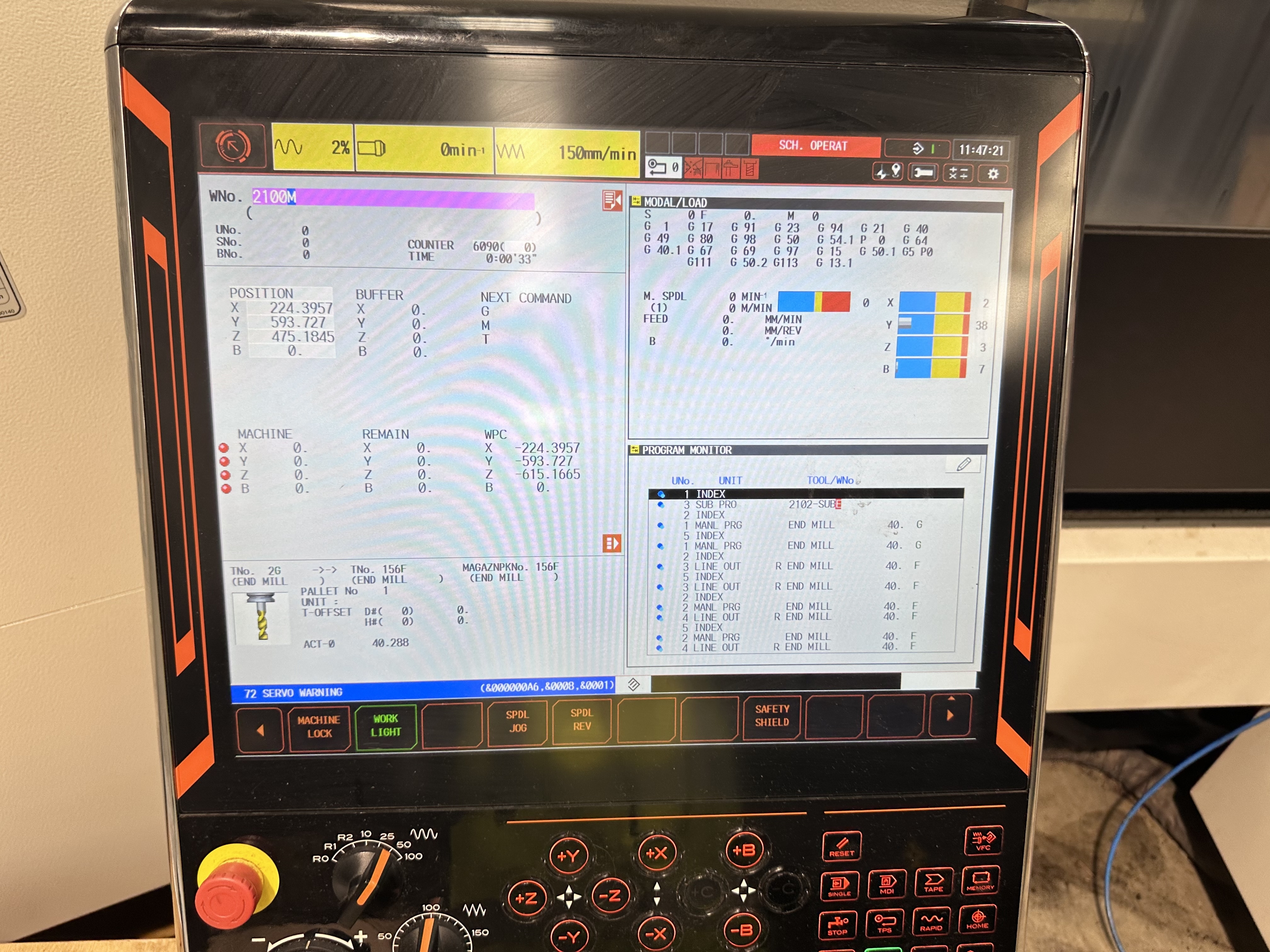 Mazak HCN - 4000 Machining Centre with Mazatrol Smooth G Control (09/2017)