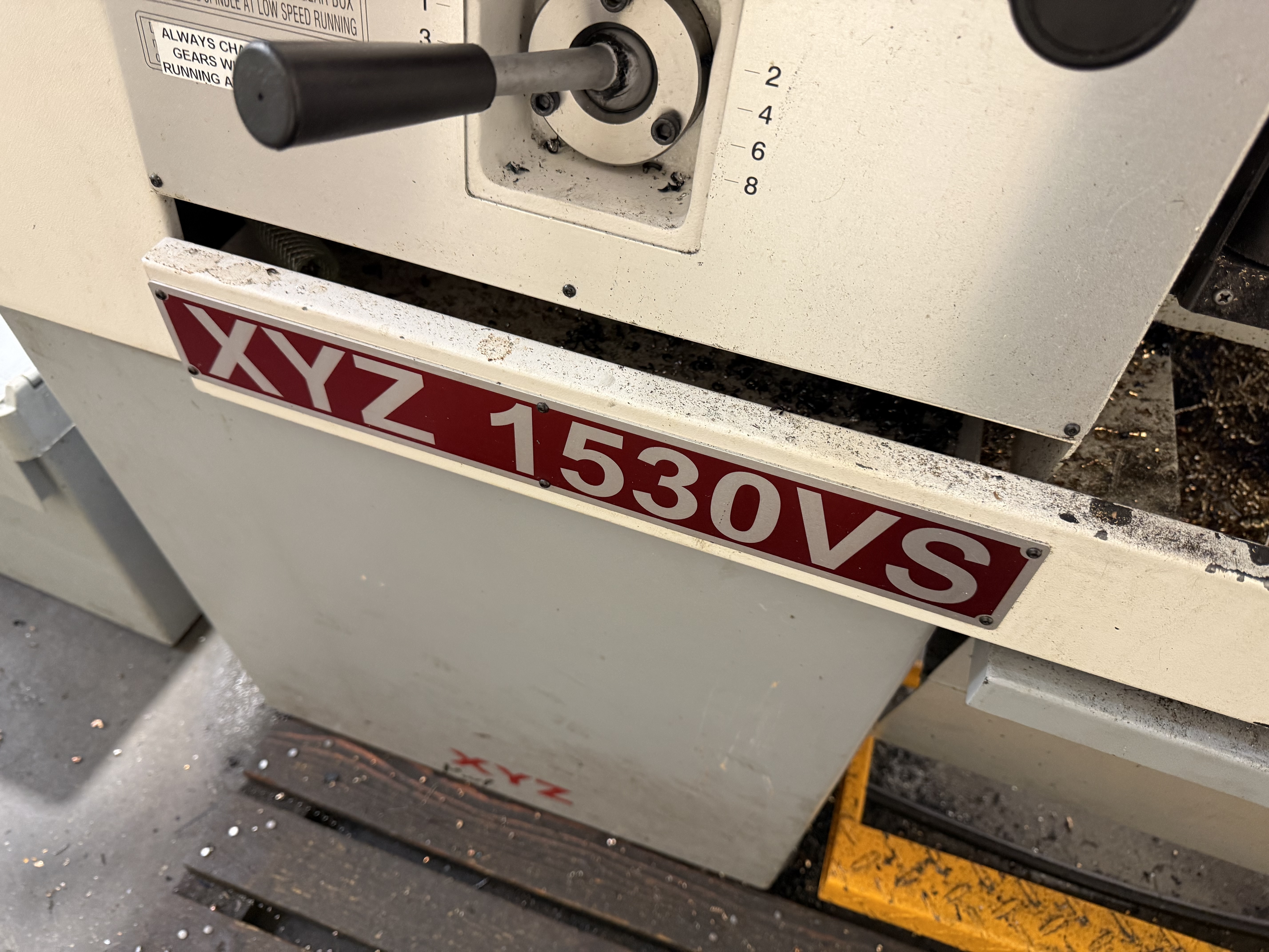 XYZ 1530VS  x 730mm Gap Bed Manual Lathe (2024)