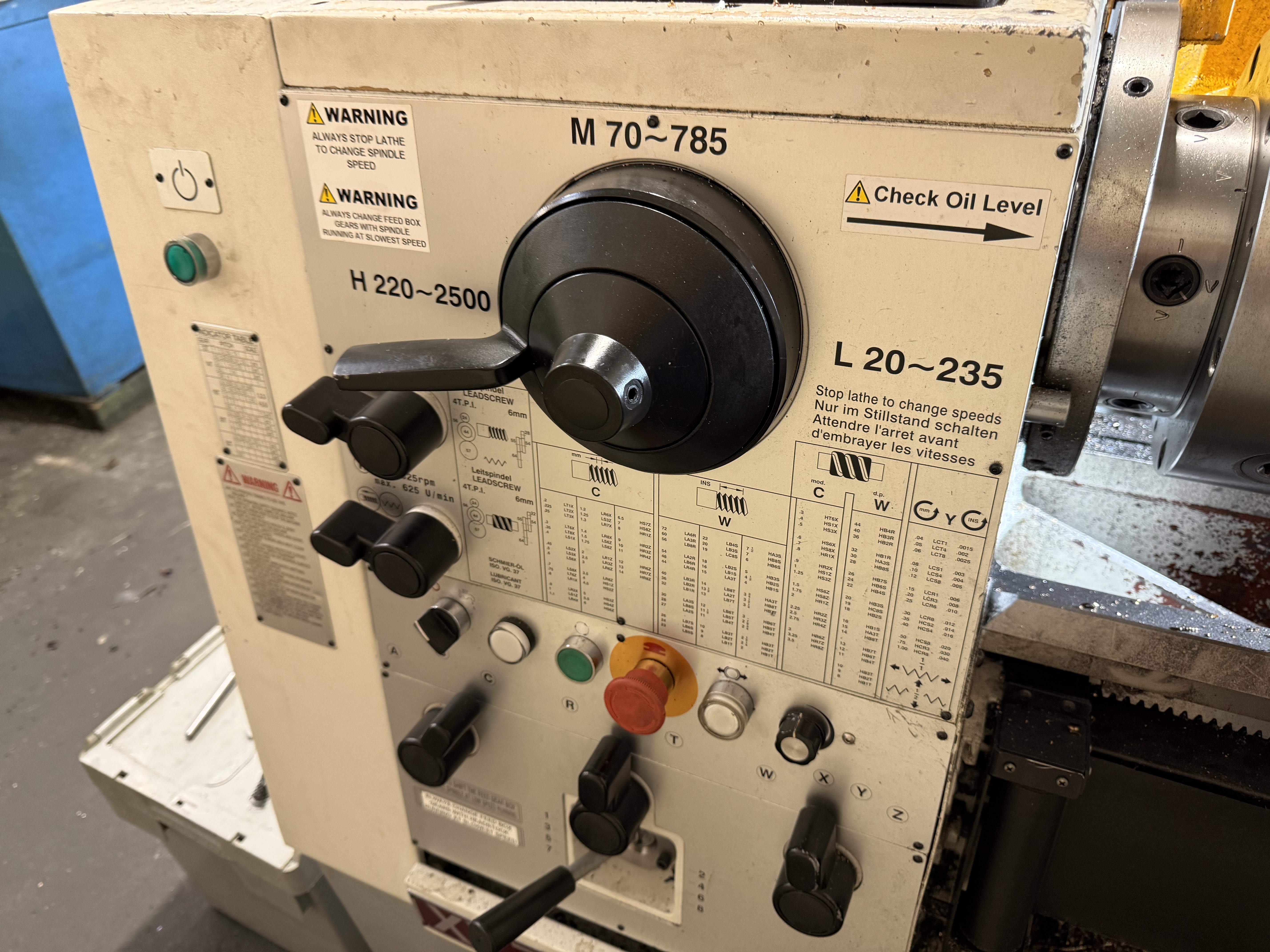 XYZ 1530VS  x 730mm Gap Bed Manual Lathe (2024)