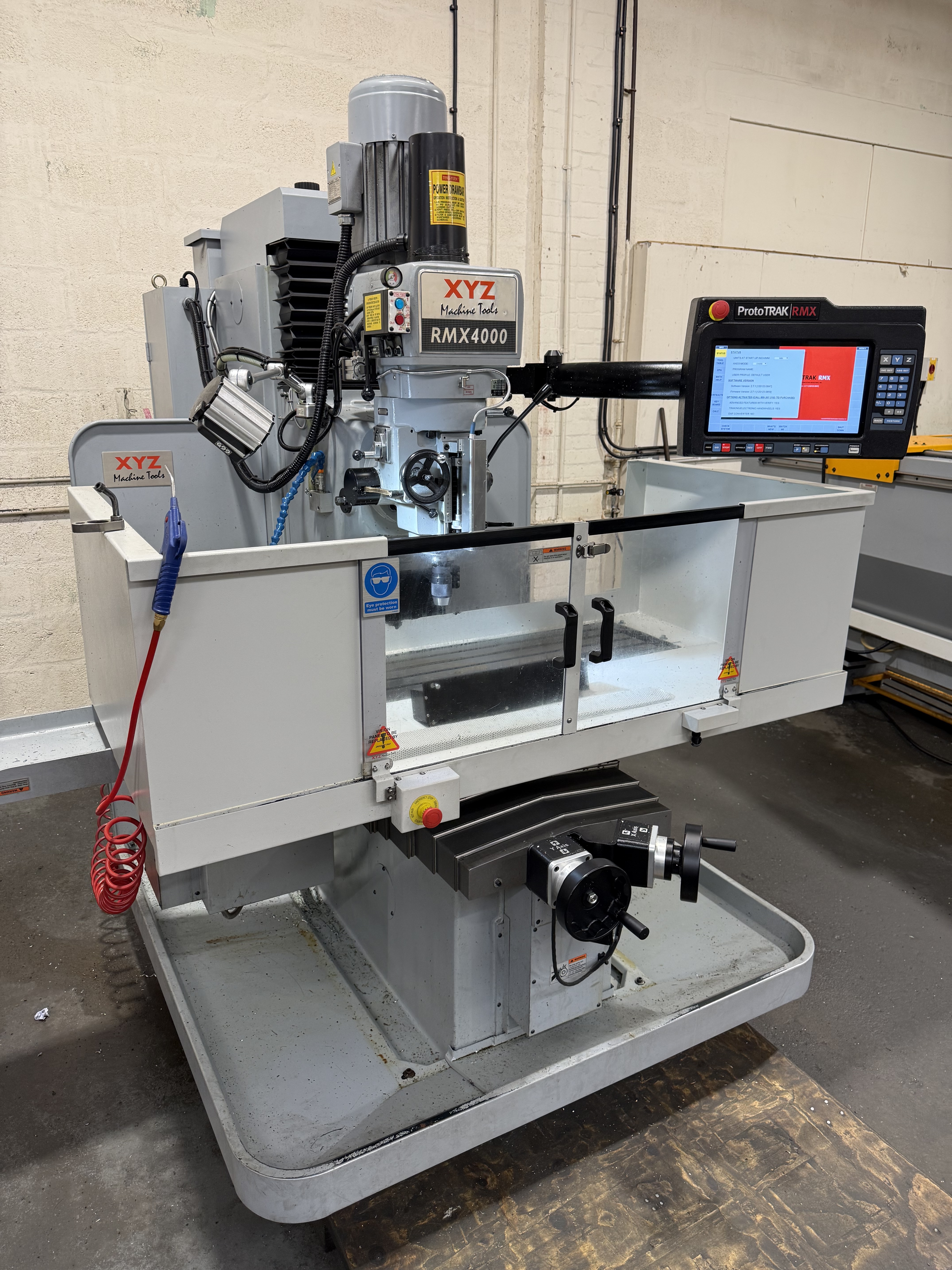 XYZ RMX4000 Bed Mill with Prototrak RMX Control (2024)