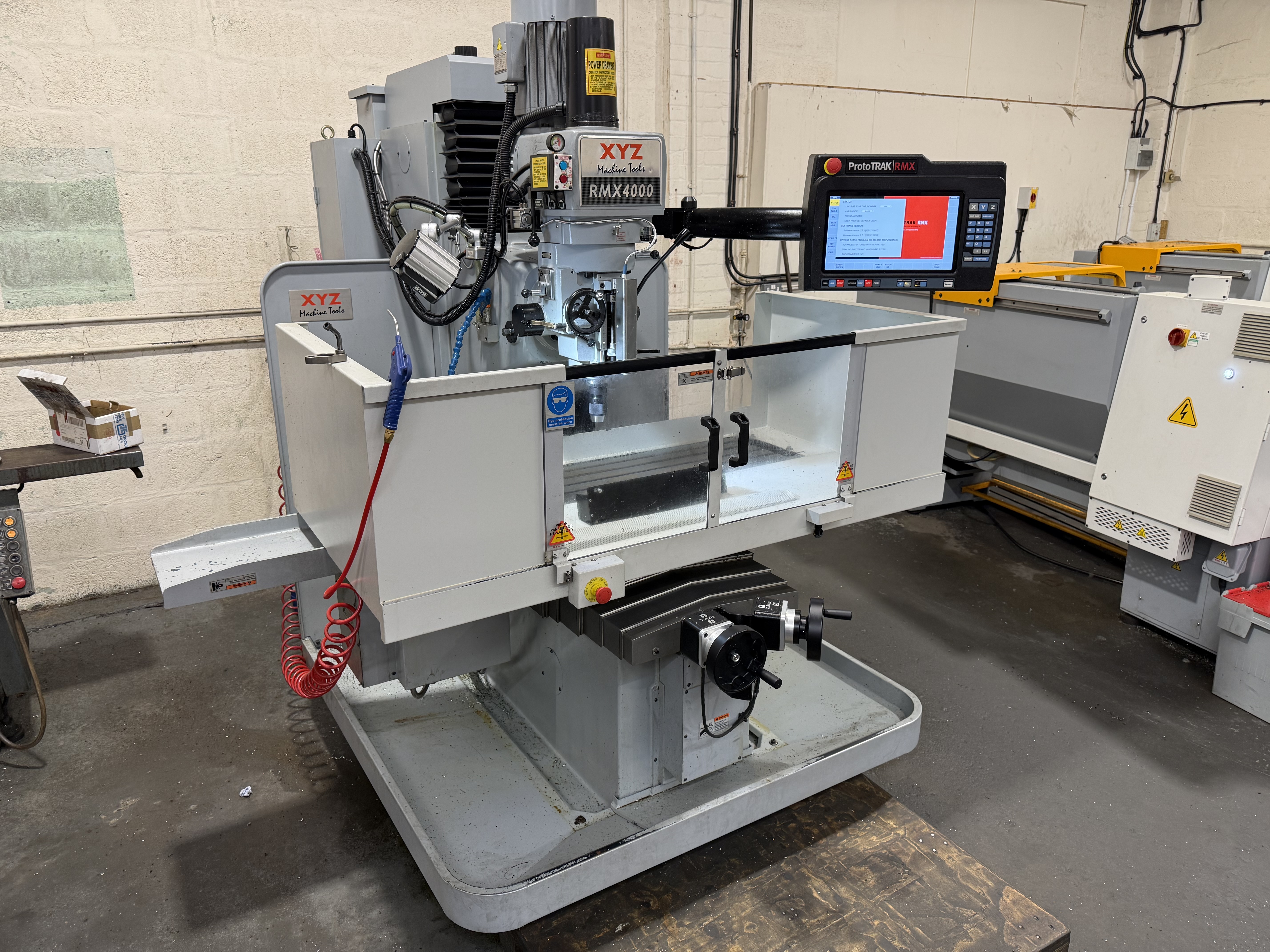 XYZ RMX4000 Bed Mill with Prototrak RMX Control (2024)