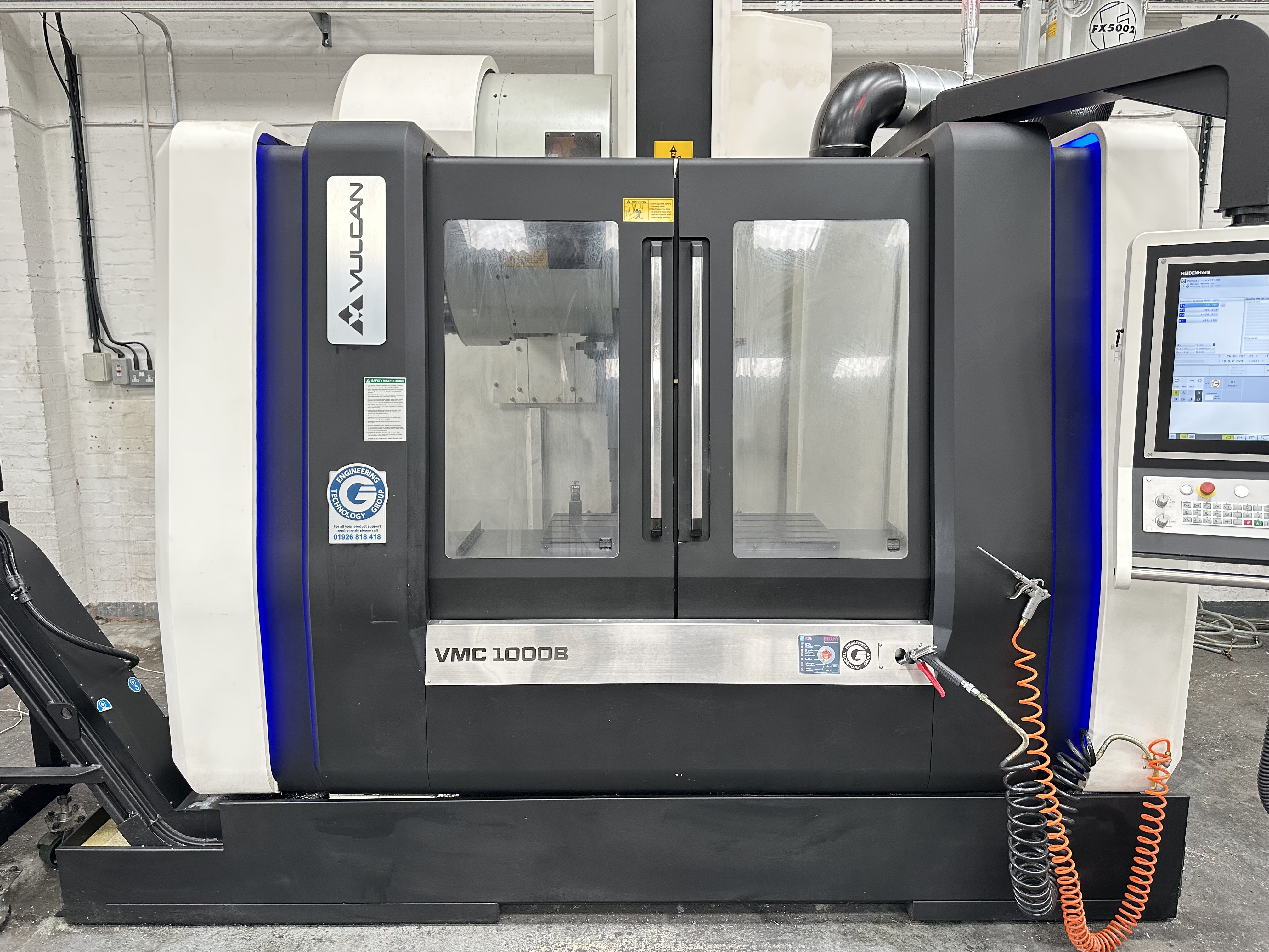 Vulcan VMC1000B CNC Vertical Machining Centre. (2021)