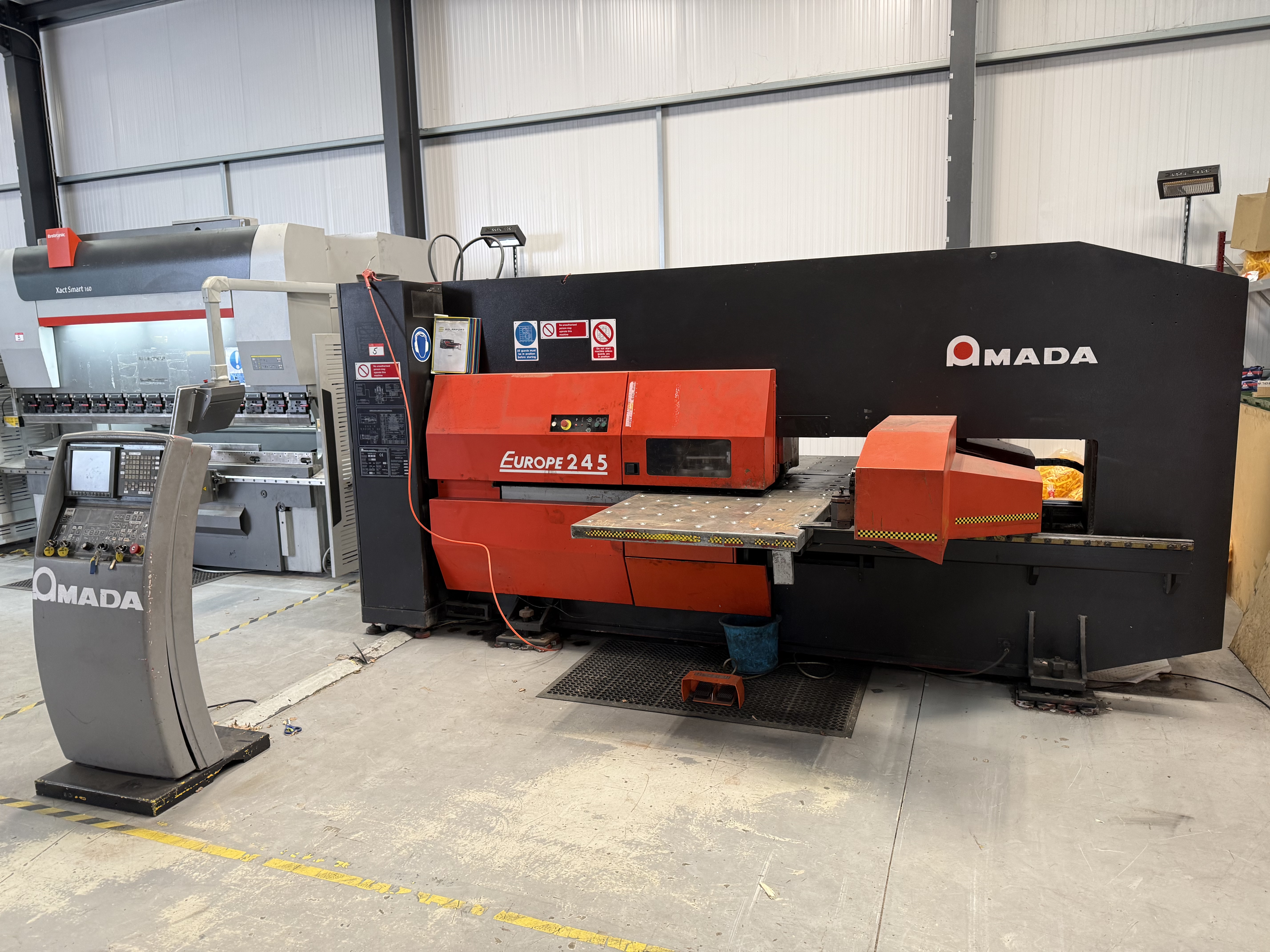 3470U - Re-Offered, Due to Frustrated Sale - Amada Europe 245 CNC Turret Punch (1999) - Must be Sold