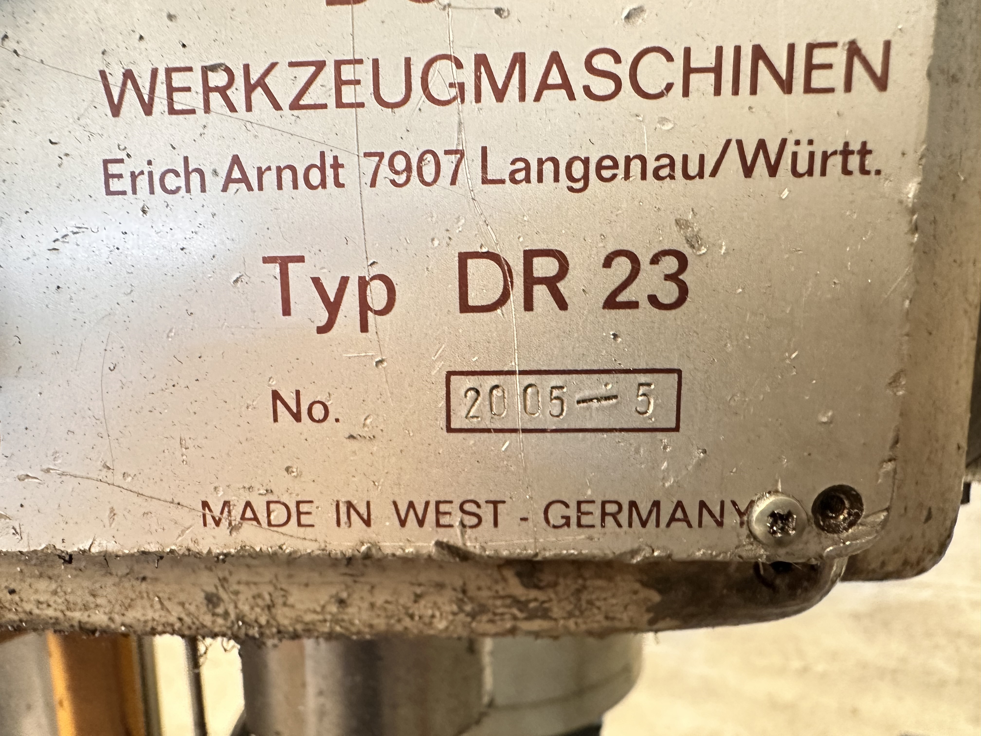 Donau DR23 Radial Head Tap & Drill on Fixed Bed