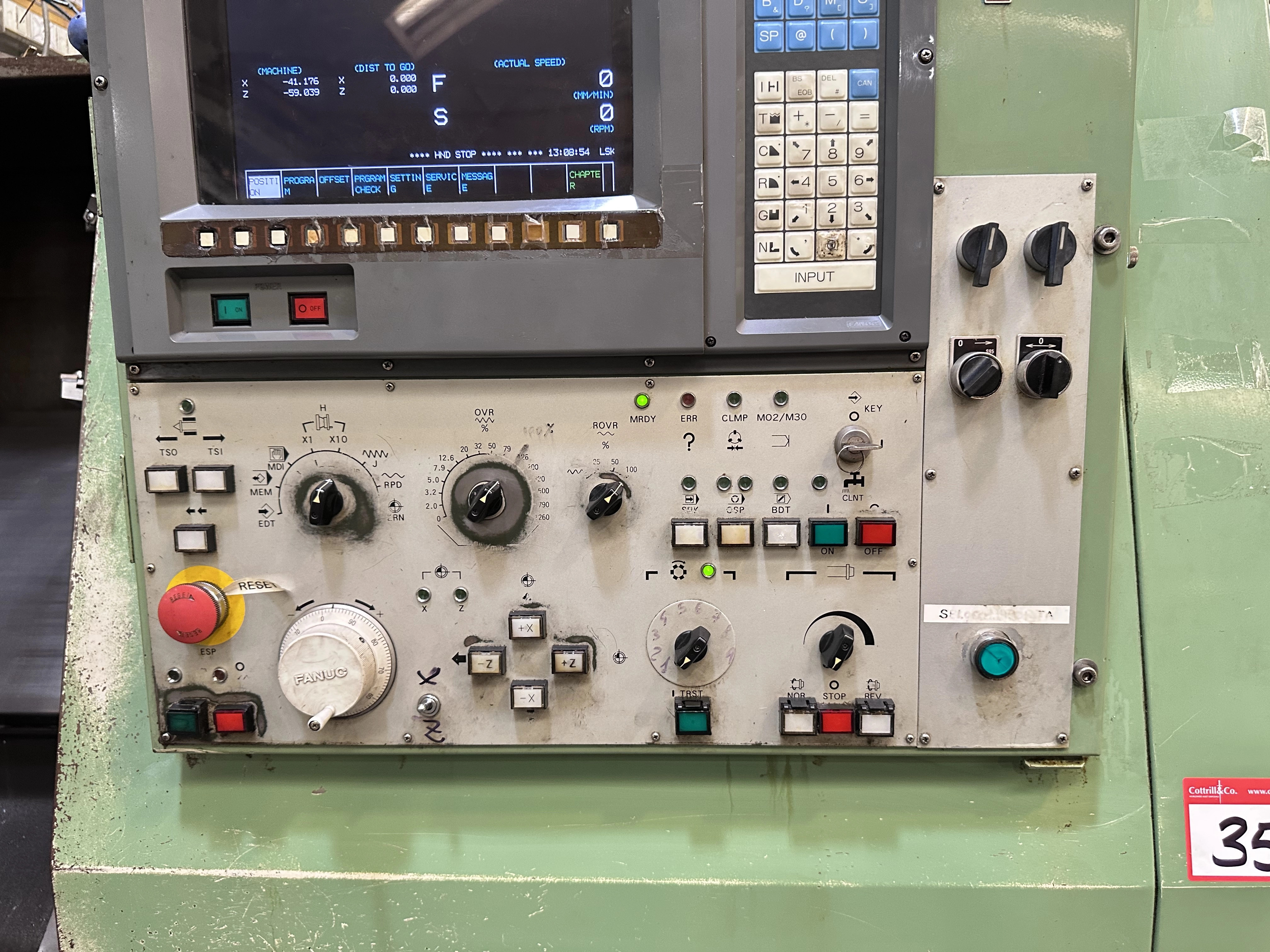 Mori Seiki SL-25 B5 Turning Centre with Fanuc Series 15-T CNC Control