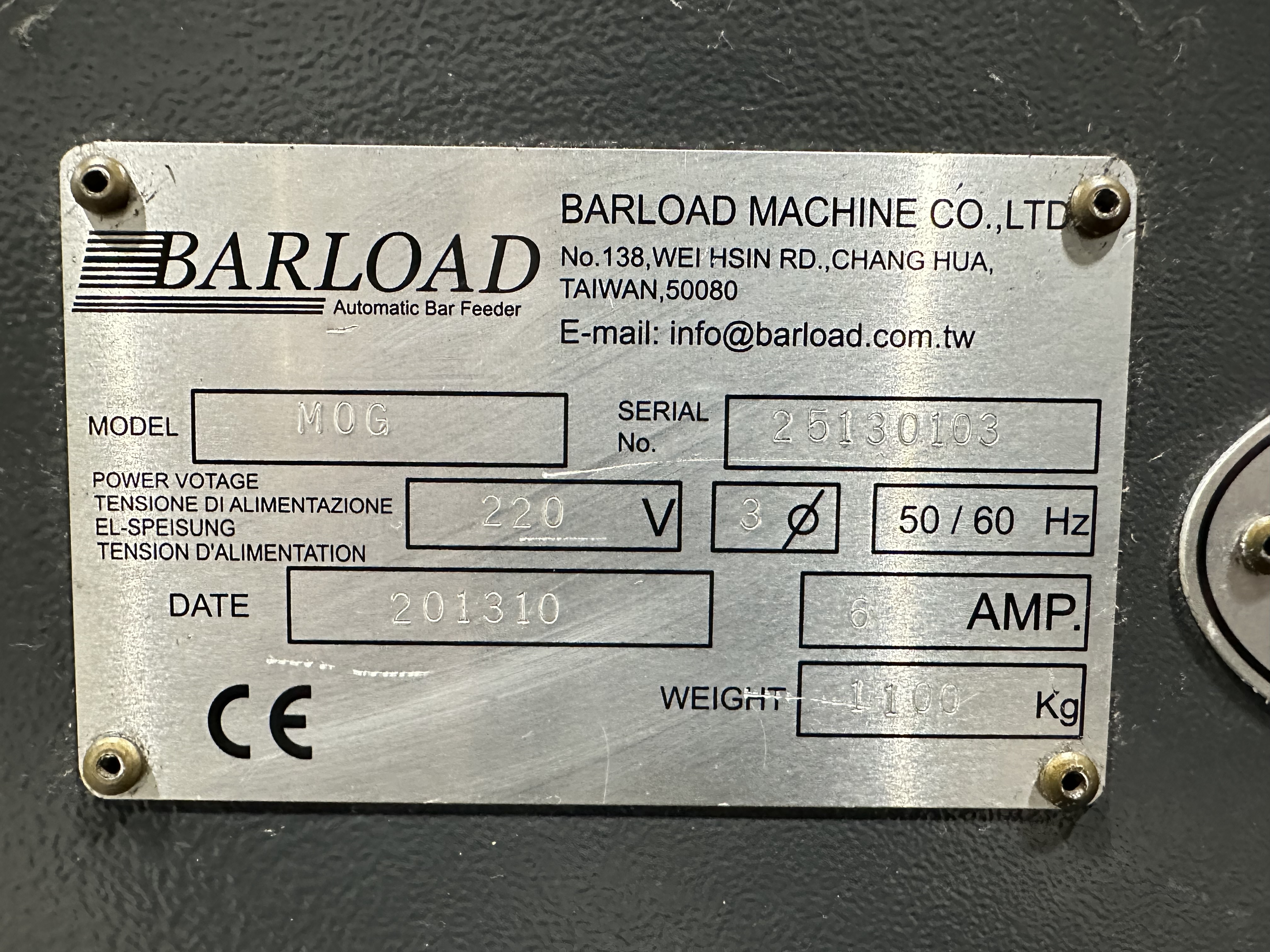 Dugard CY2 – 52MB Twin Spindle Double Y Axis CNC Lathe. (2015) 