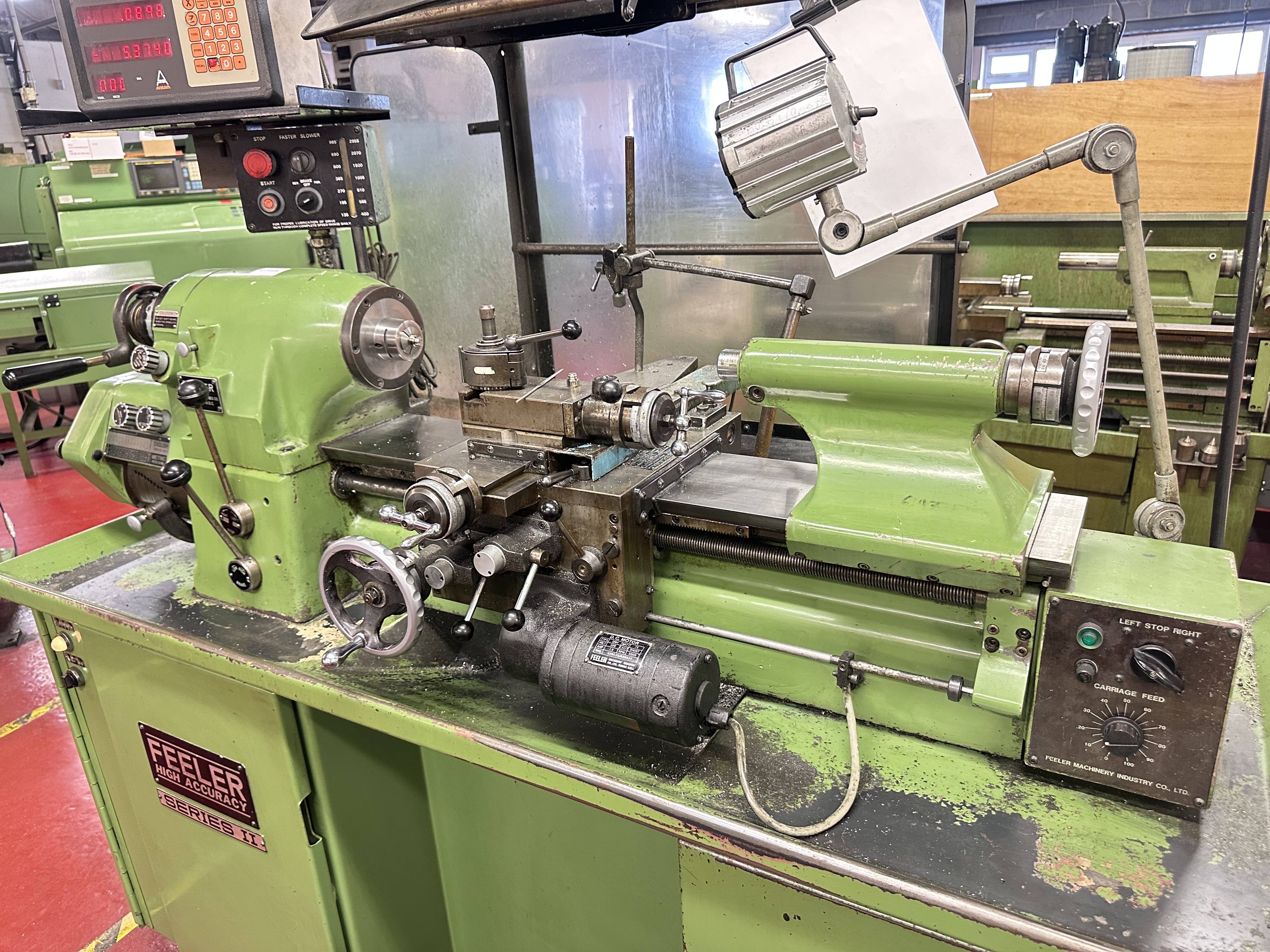 Feeler Series II High Accuracy Lathe, Model FTL - 618E1 (1987)