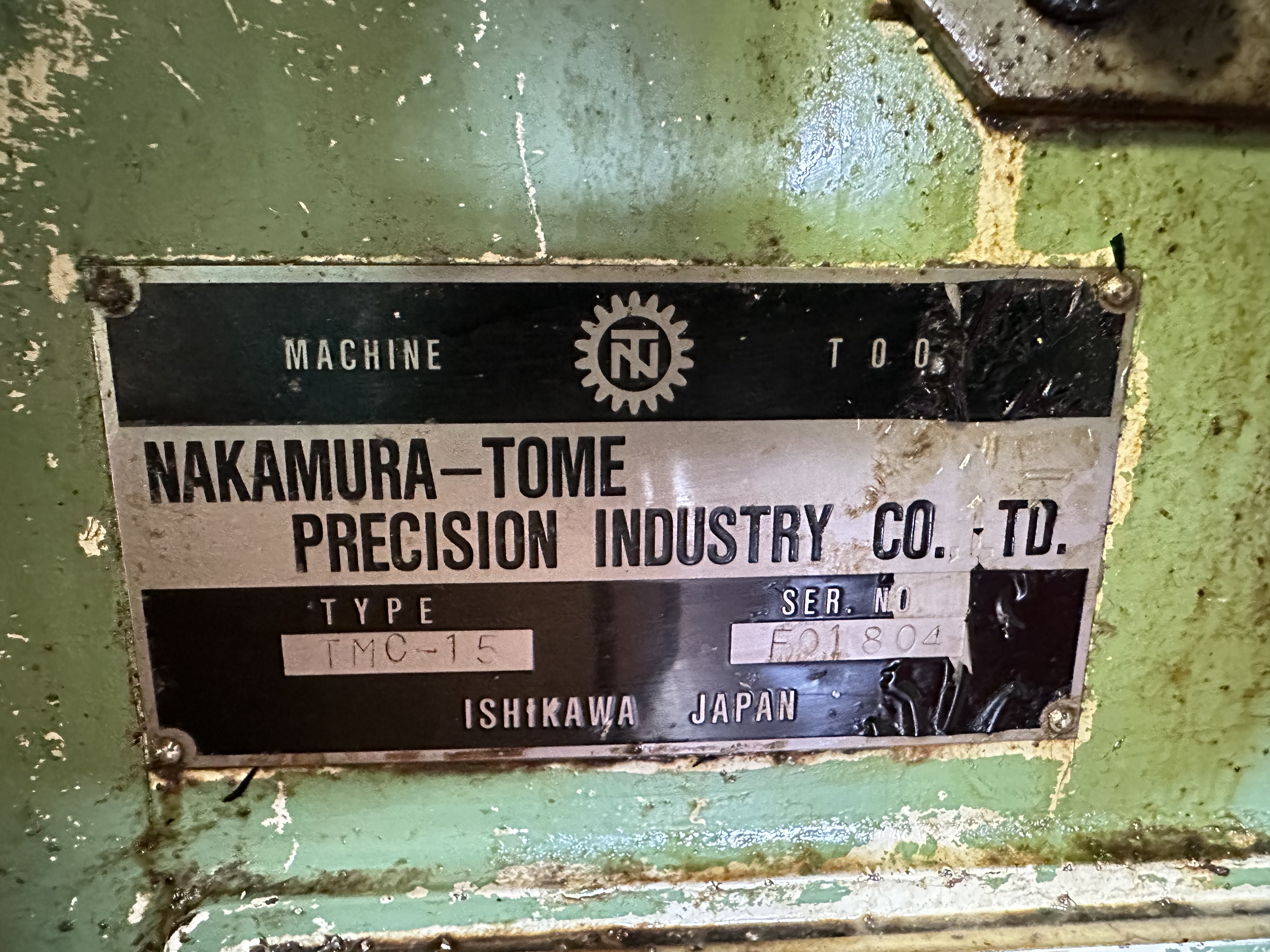 Nakamura - Tome TMC - 15 CNC Lathe 