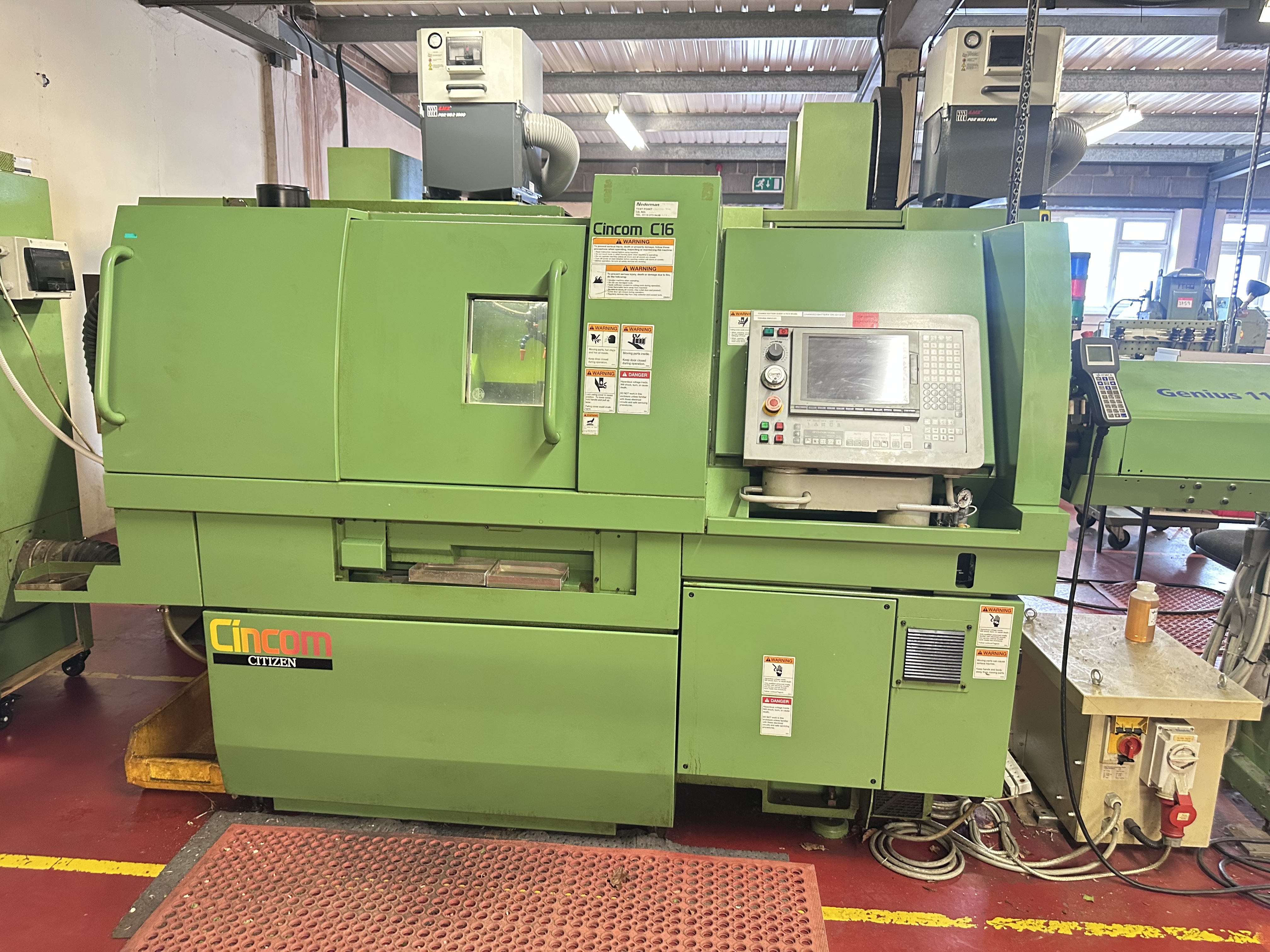 Citizen Cincom C16 VT Sliding Head CNC Lathe (2004)