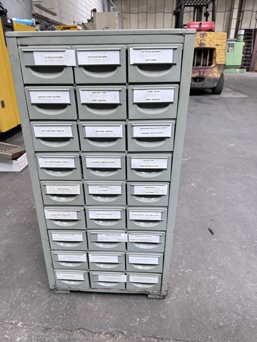 Steel 27 Drawer Cabinet