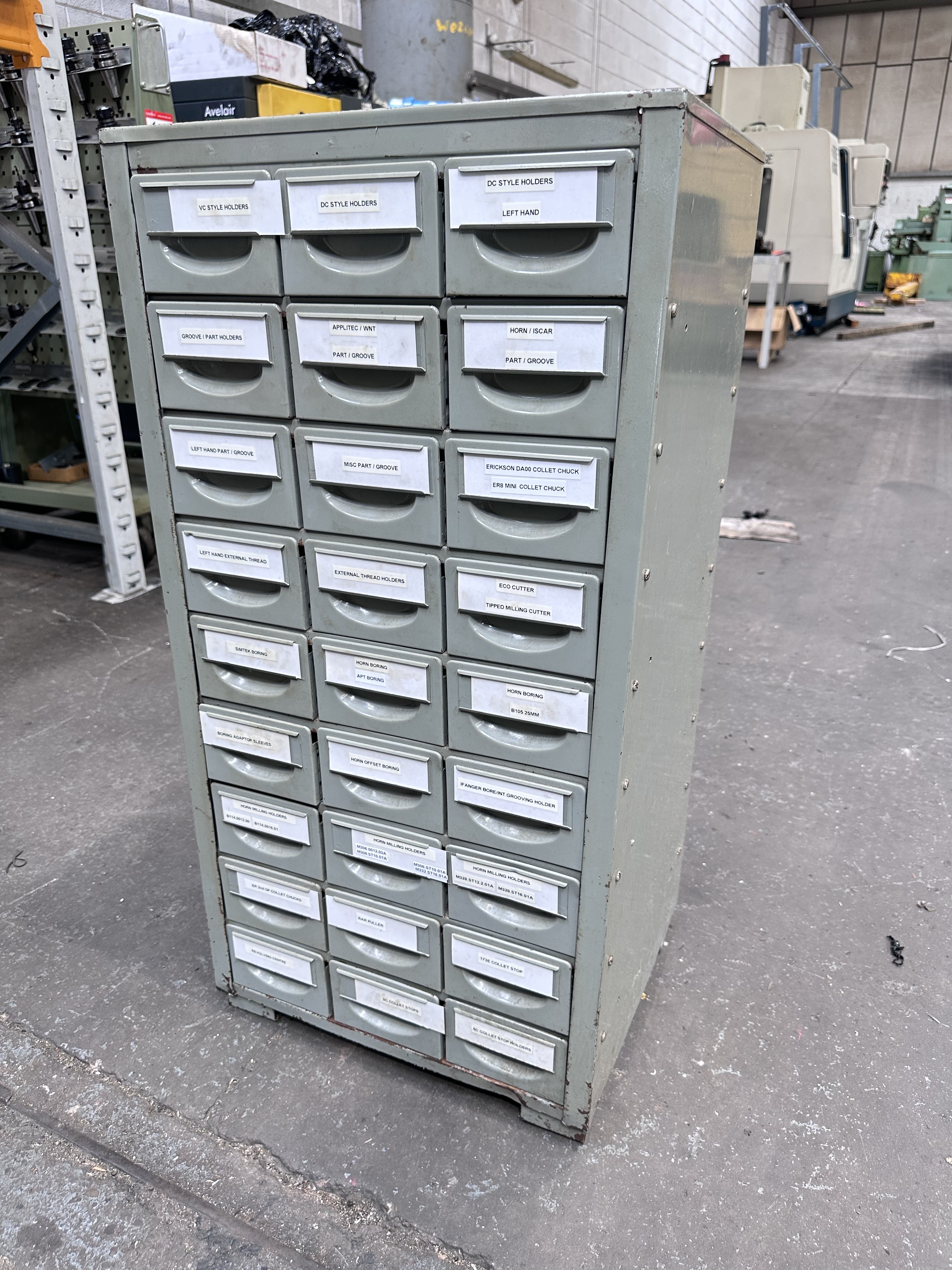Steel 27 Drawer Cabinet