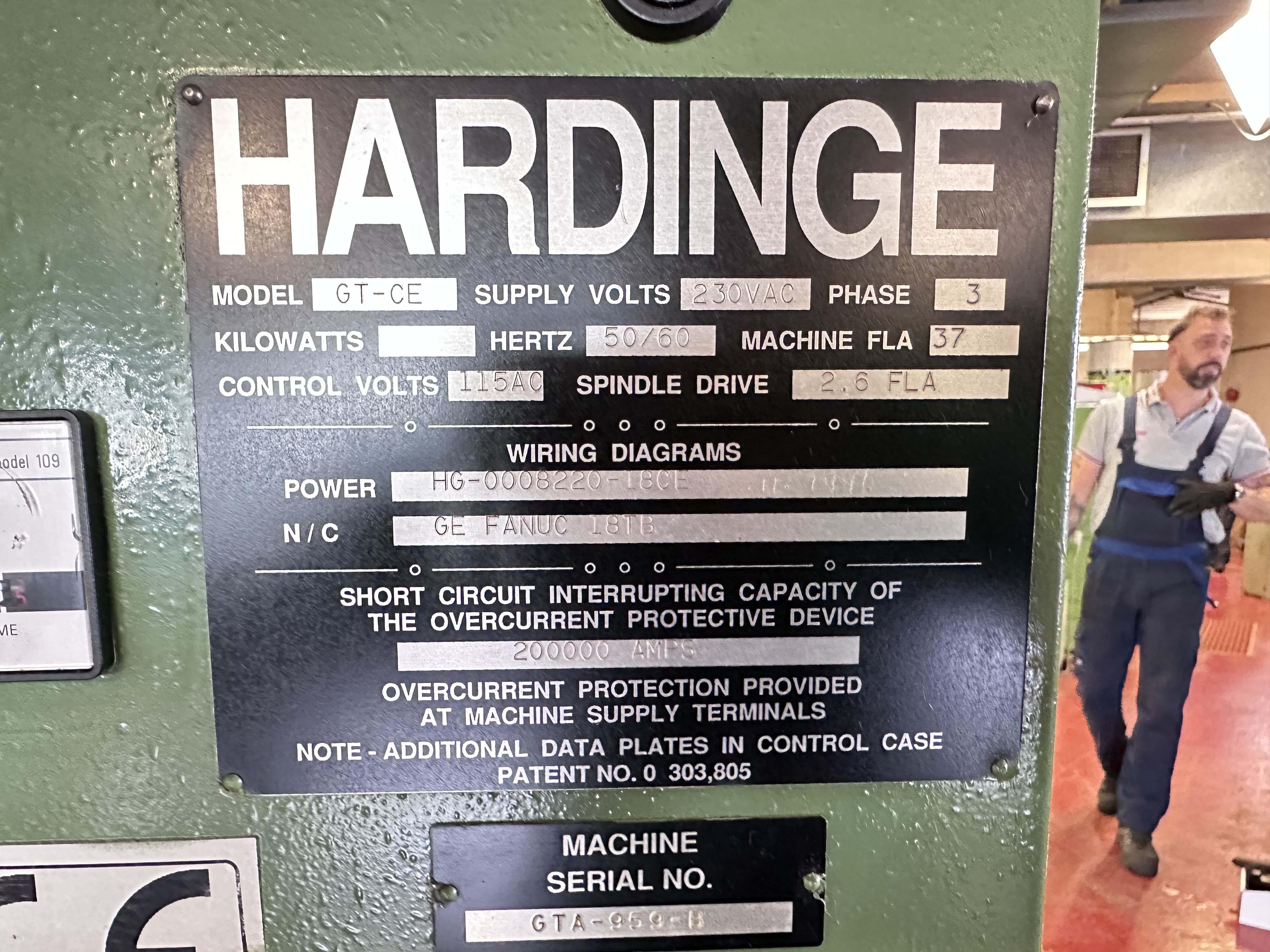 Hardinge Conquest GT Super Precision CNC Platten Lathe