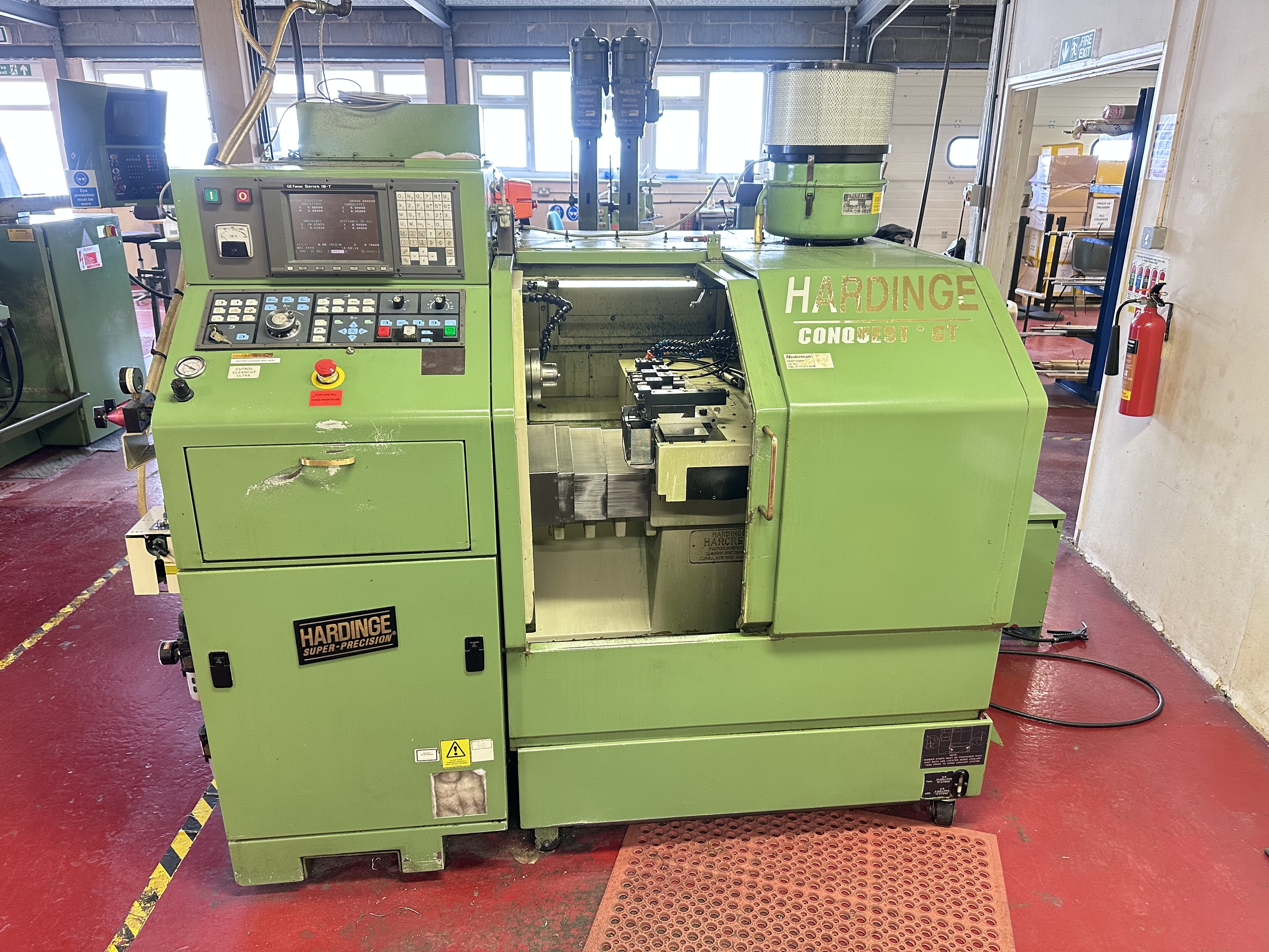 Hardinge Conquest GT Super Precision CNC Platten Lathe