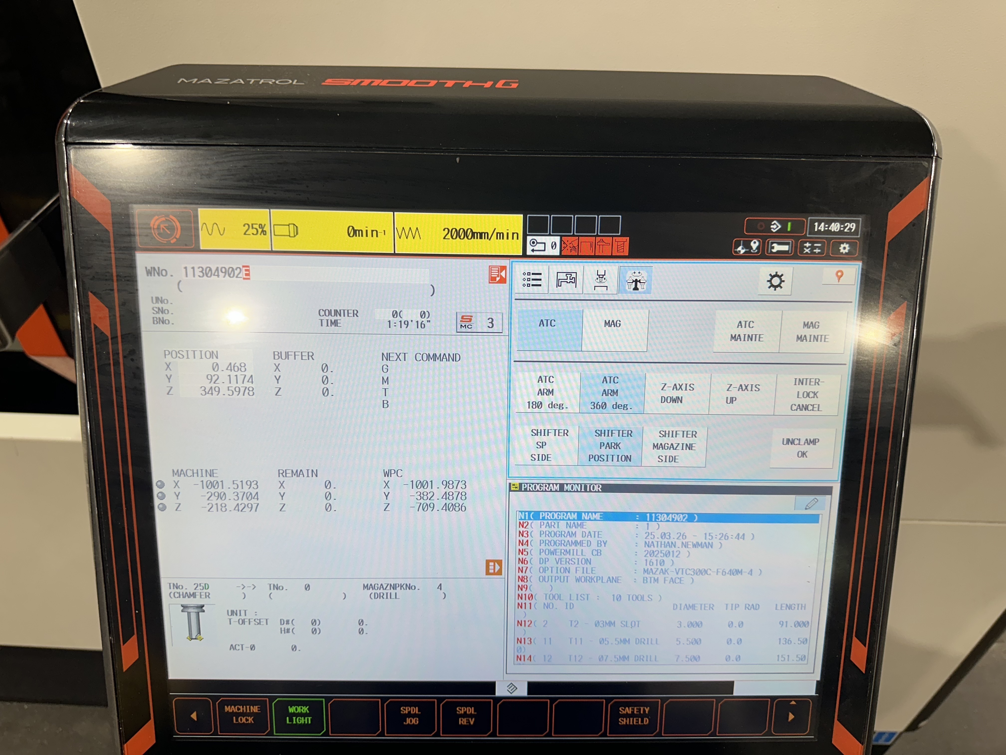 Mazak VTC 820/20 CNC Vertical Machining Centre. (2022)