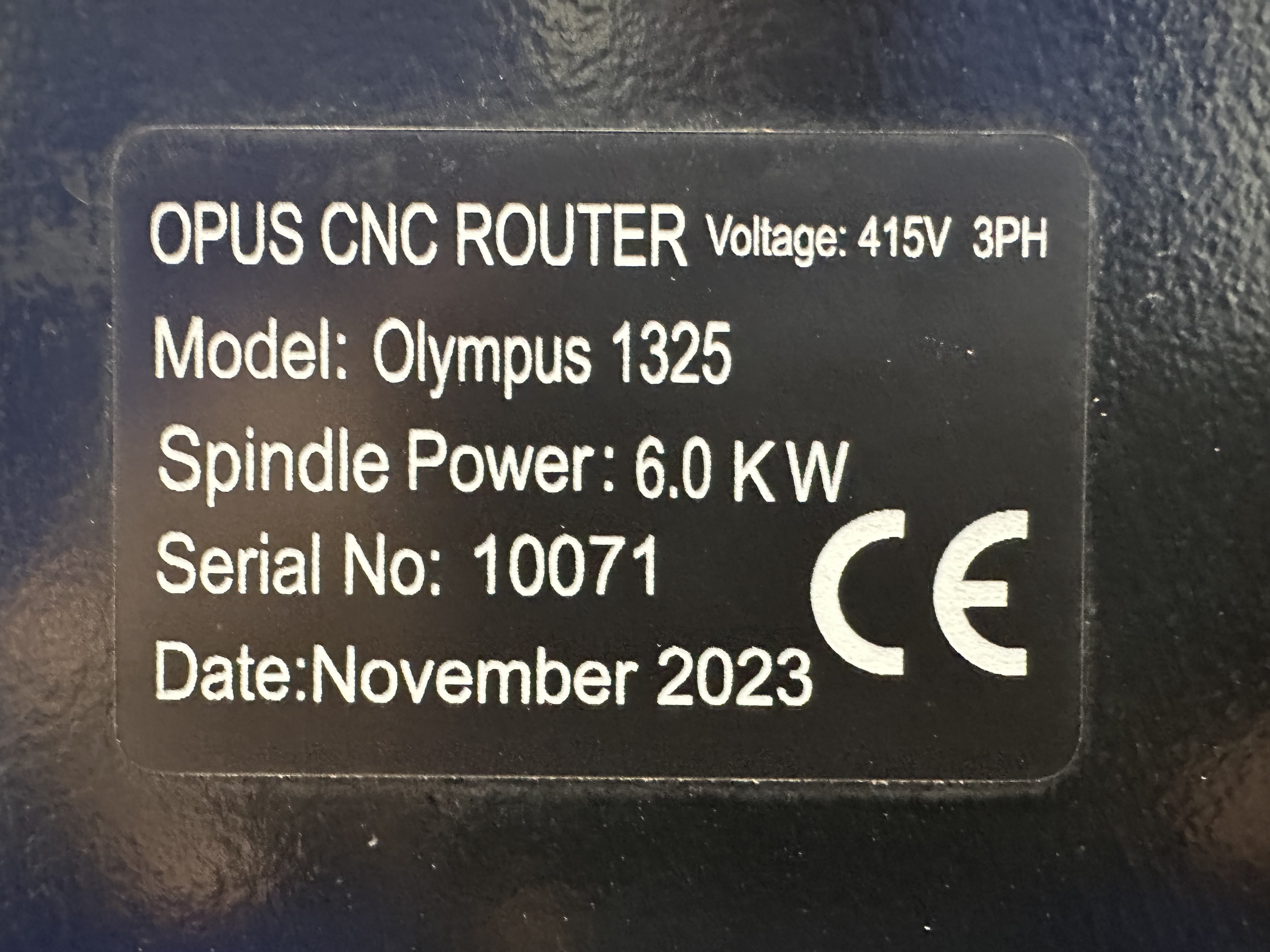 Opus CNC Olympus 1325 CNC Router
