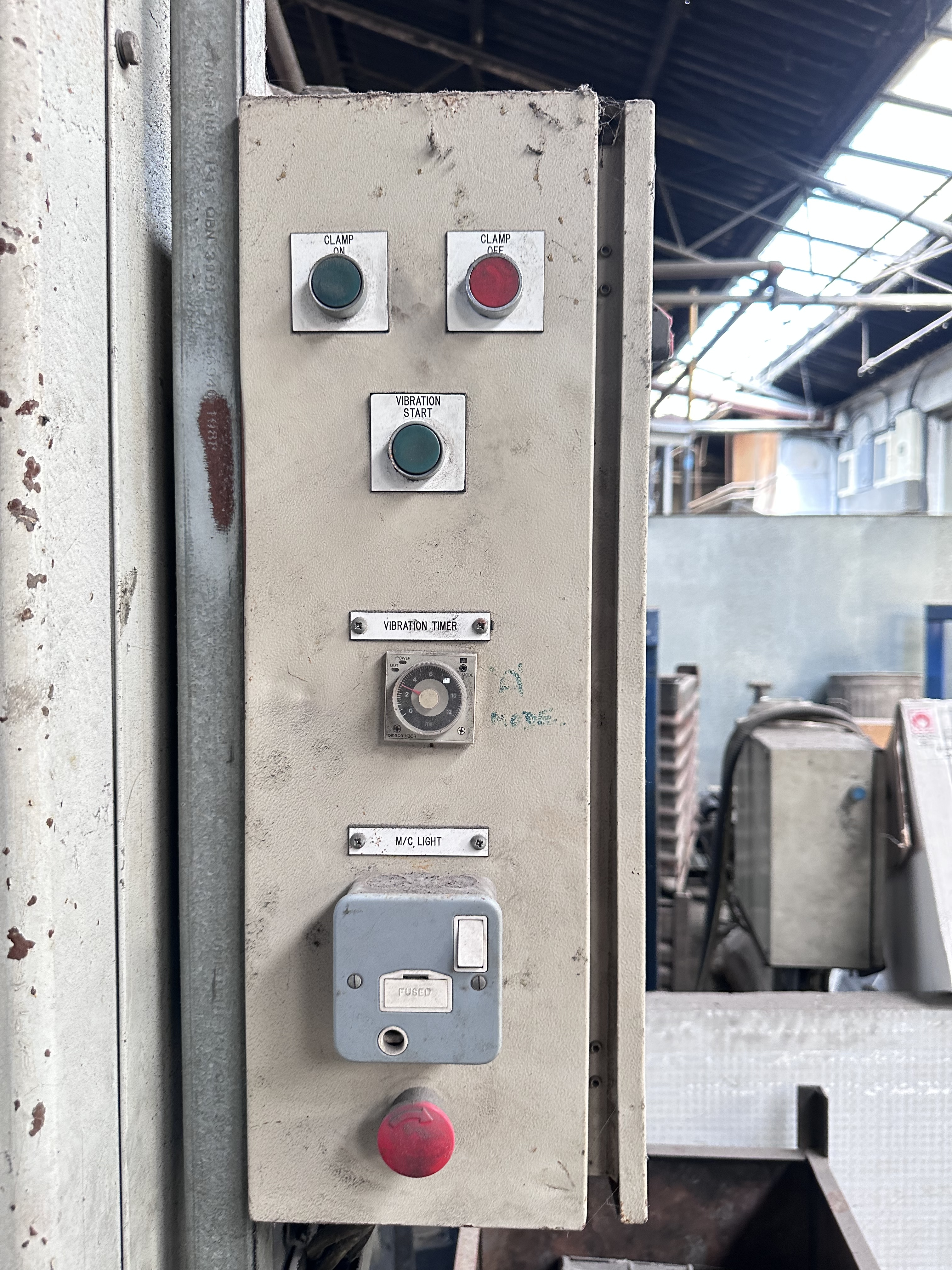 Buckley & Sullivan Cast Shell Mould Knock out Machine