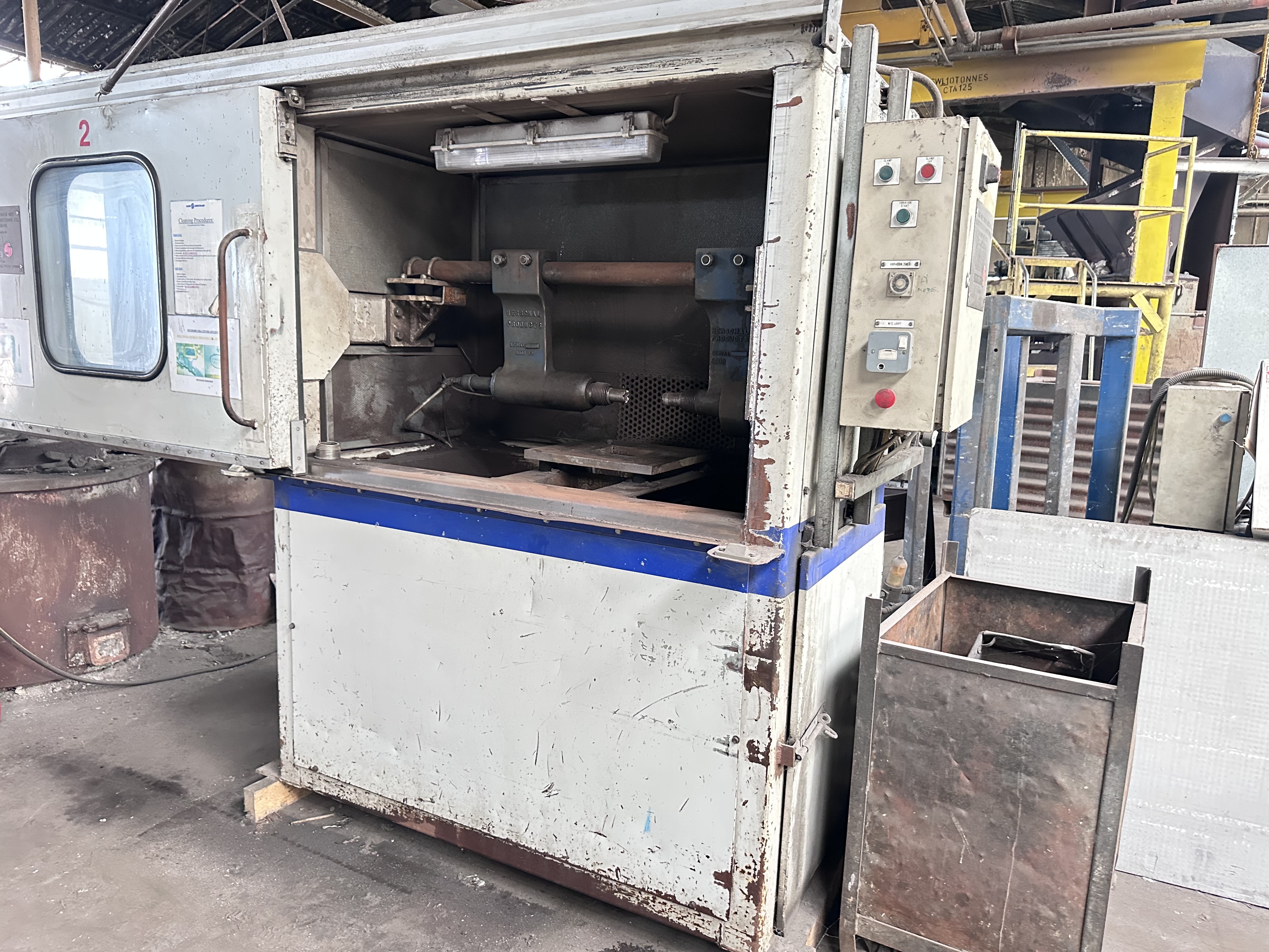 Buckley & Sullivan Cast Shell Mould Knock out Machine