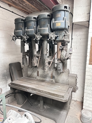 Herbert 4 Spindle Pillar Drill