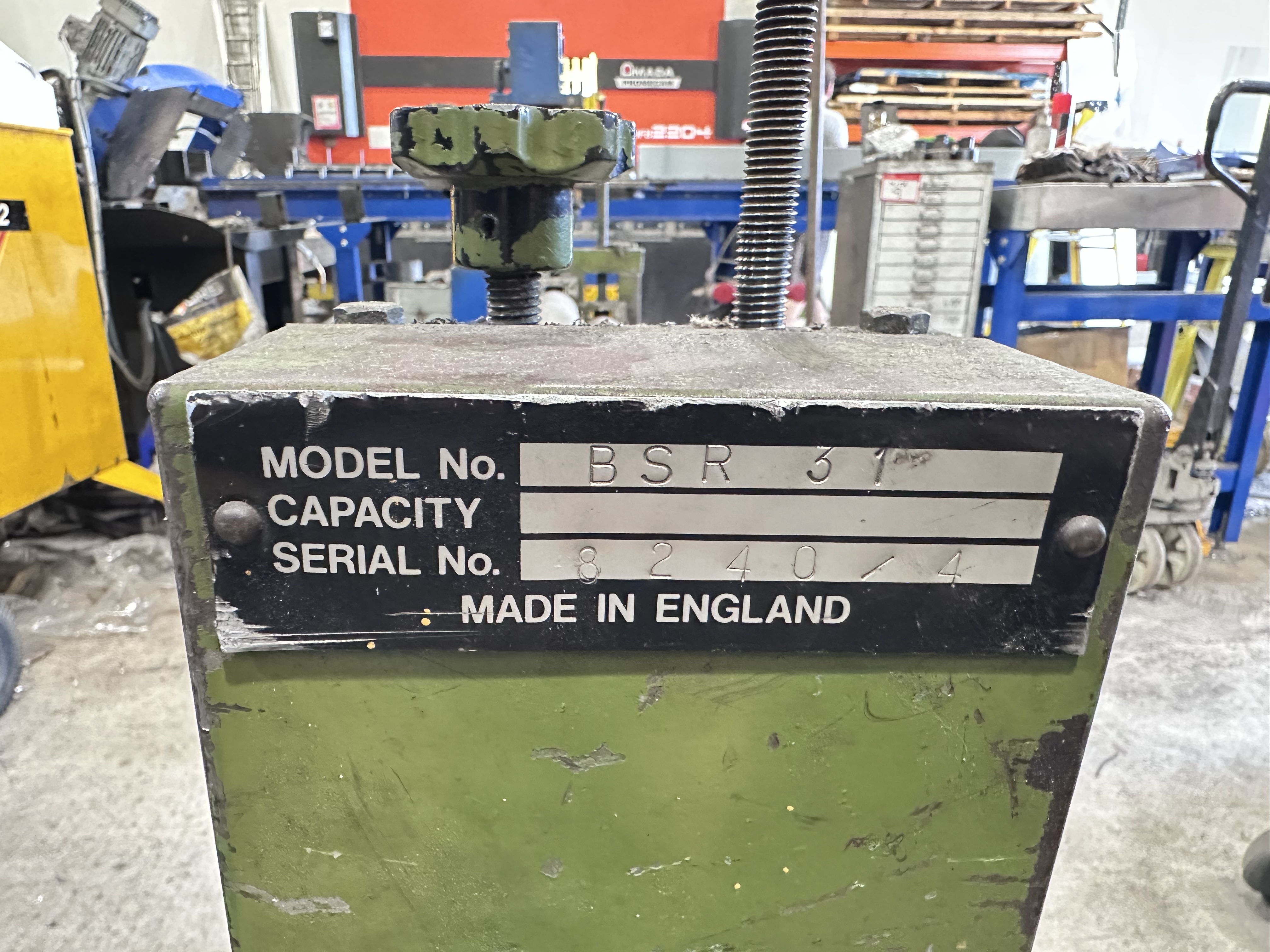 2ft Manual Bending Rolls, Model BSR 31