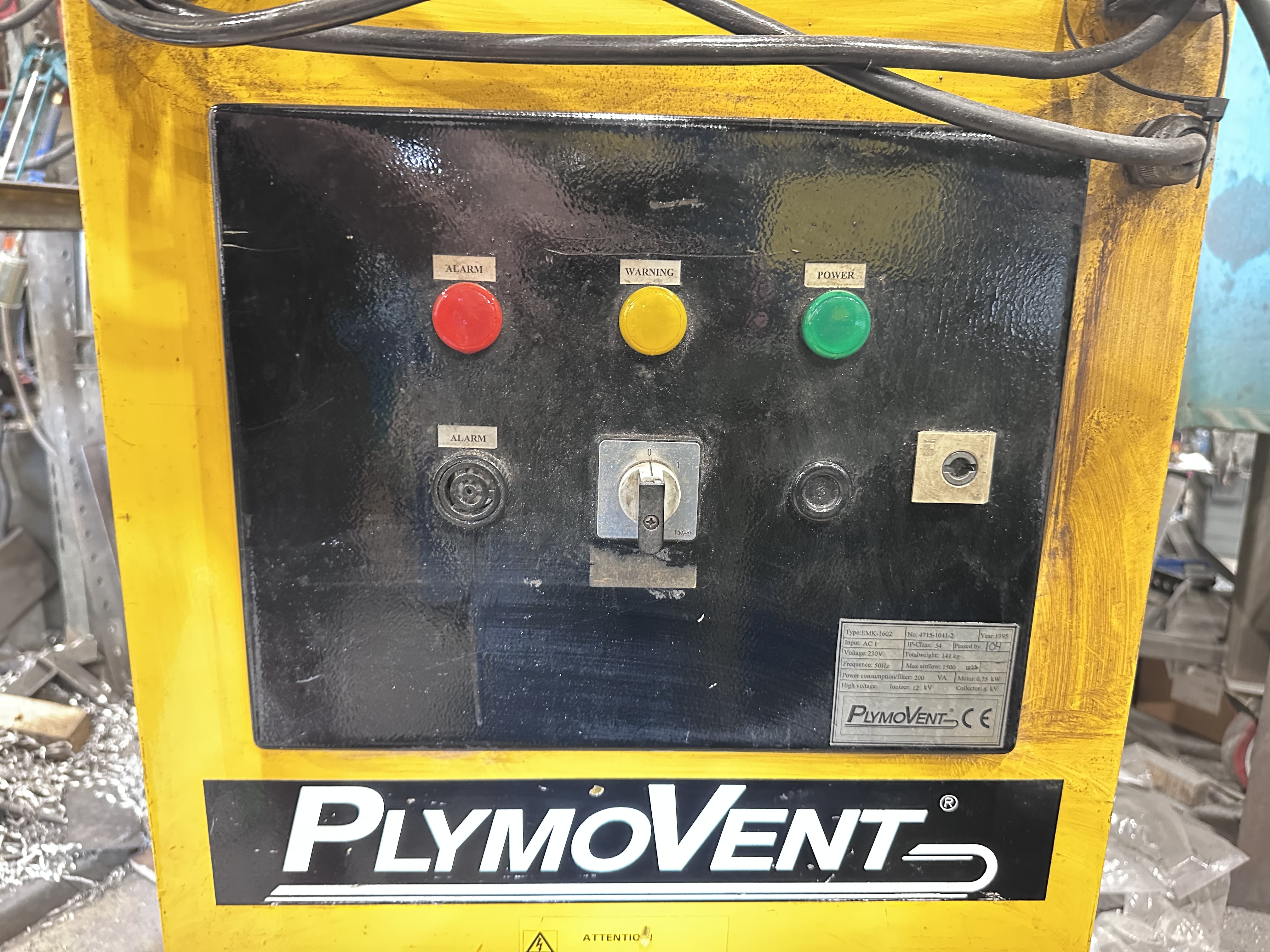 PlymoVent EMK -602 Weld Fume Extractor with Flexi Arm (1995)