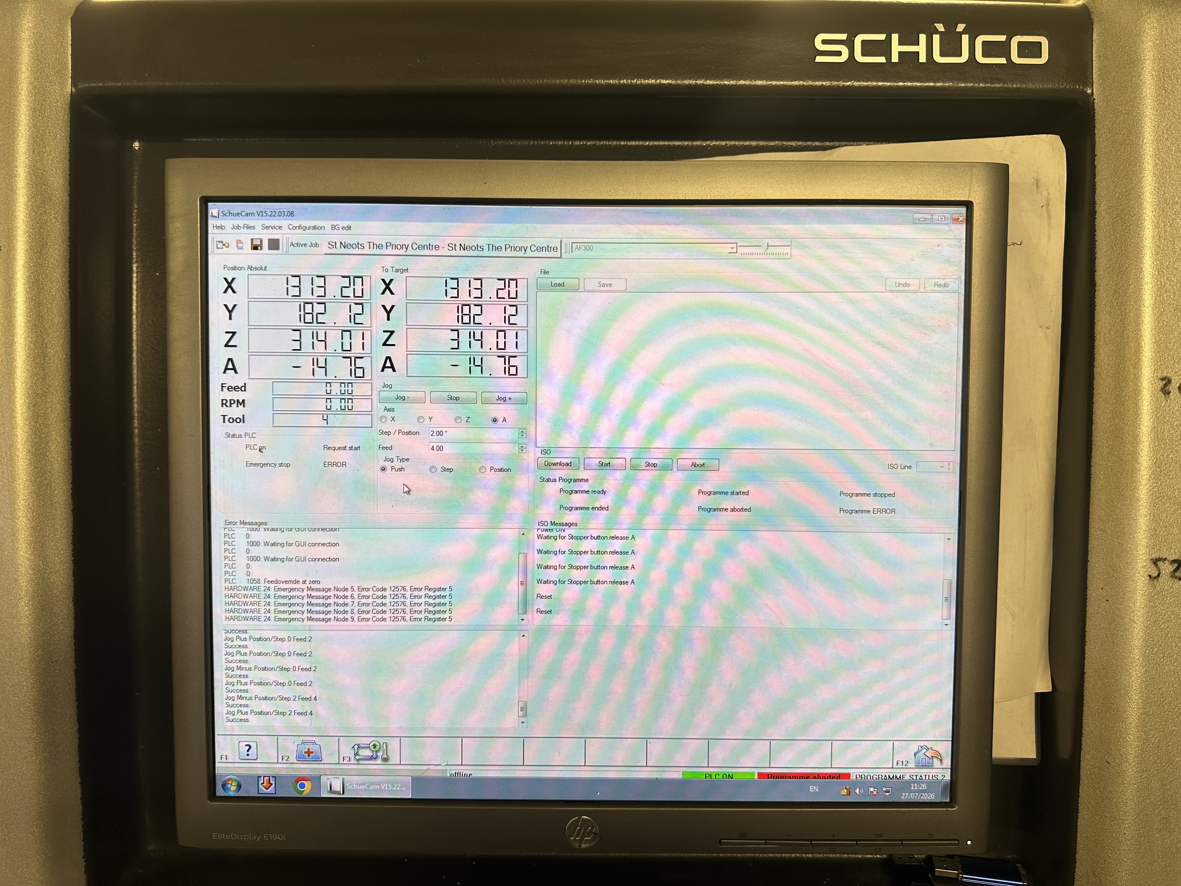 Schuco AF300 CNC Profile Machining Centre (2016)
