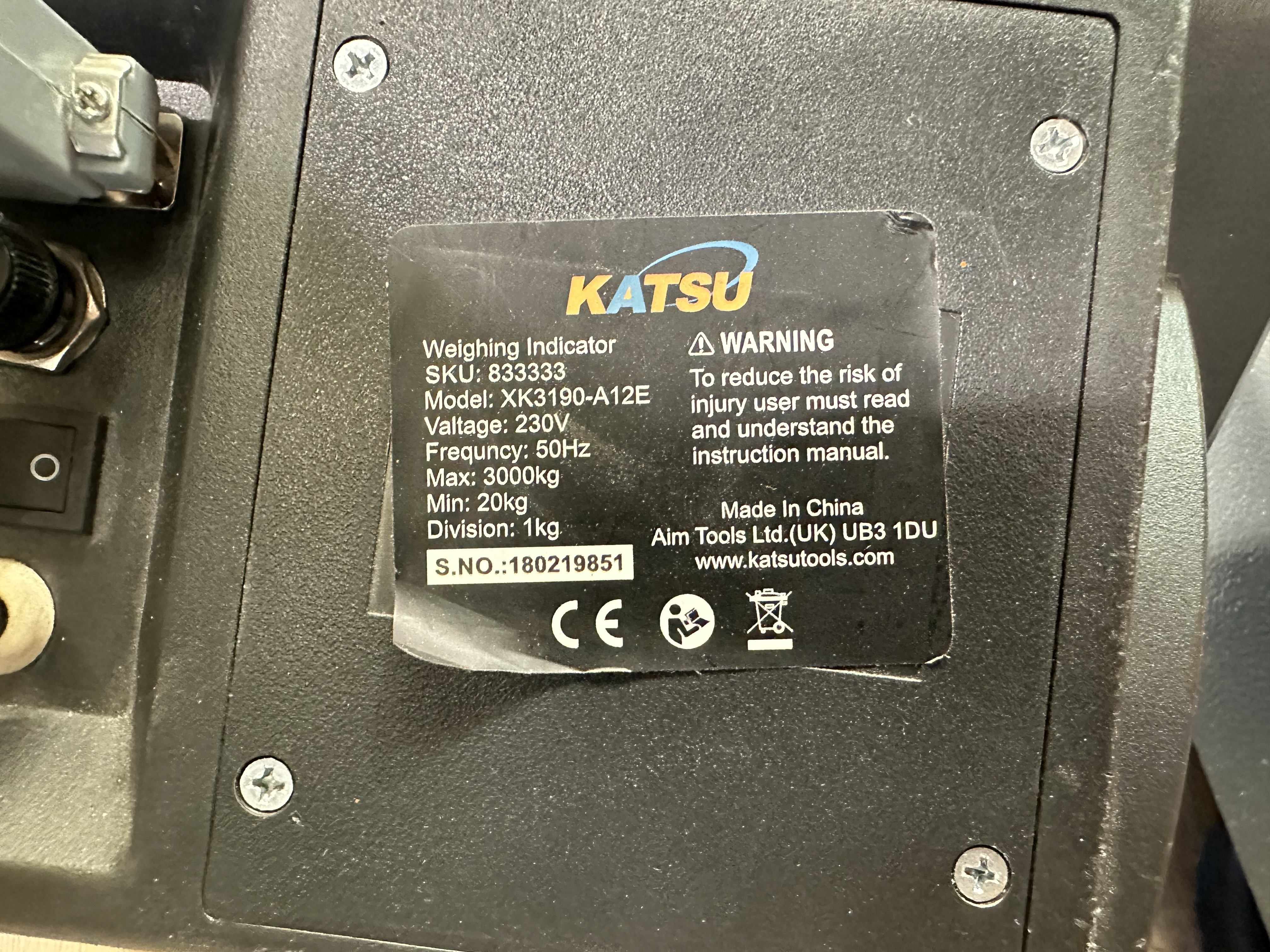 Pallet Weigh Scales with XK3190-A12, Digital Weighing Indicator