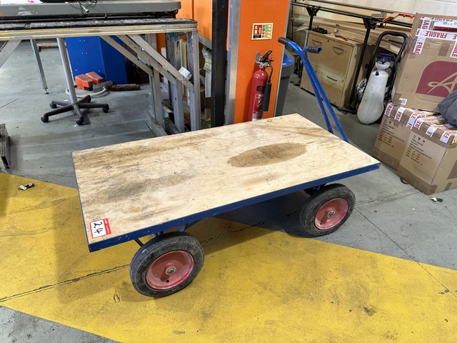 4 Wheel Steerable Platform Trolley