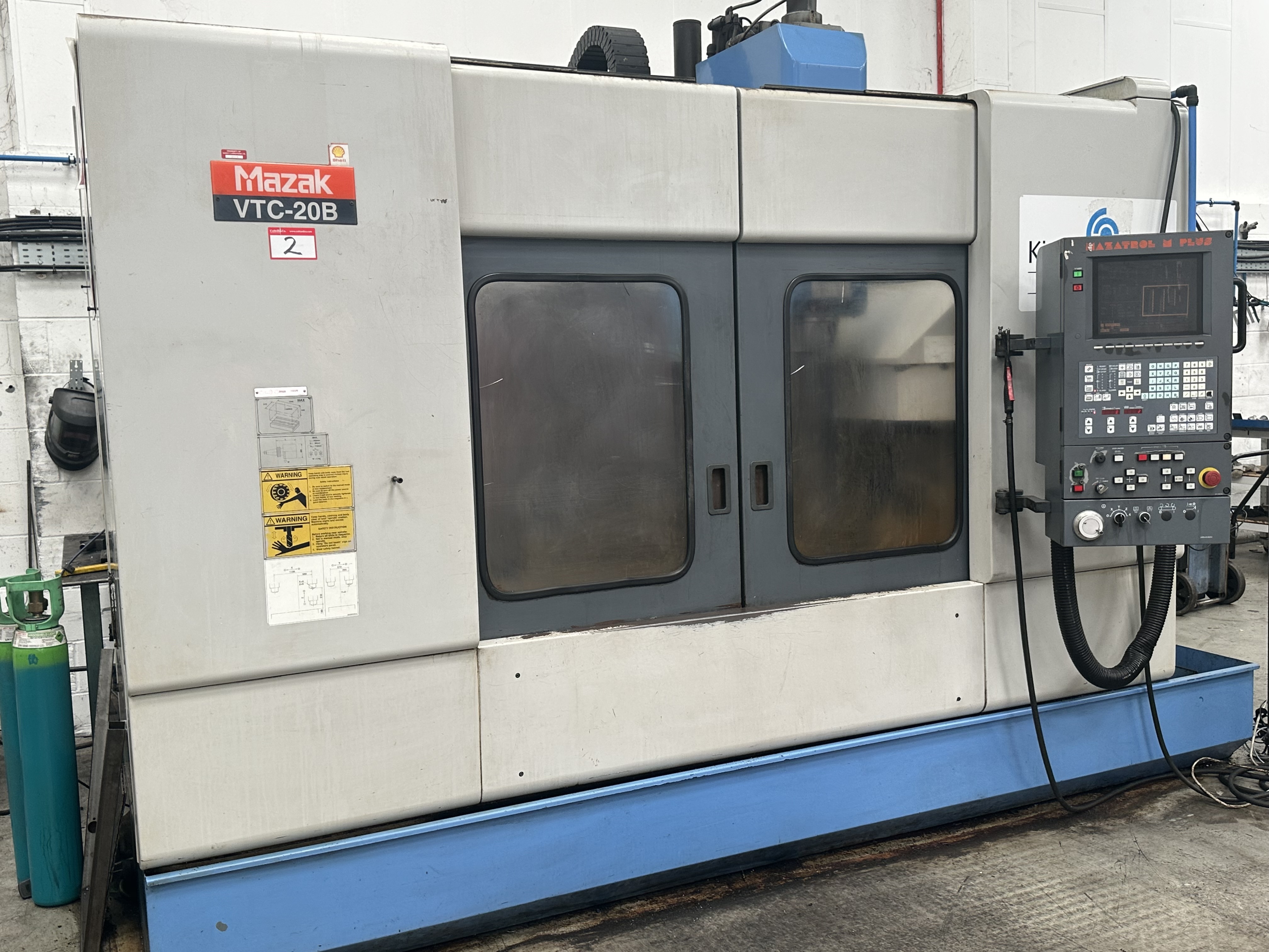 Mazak VTC-20B M+ Vertical CNC Machining Centre with Mazatrol M Plus CNC Control (1997)