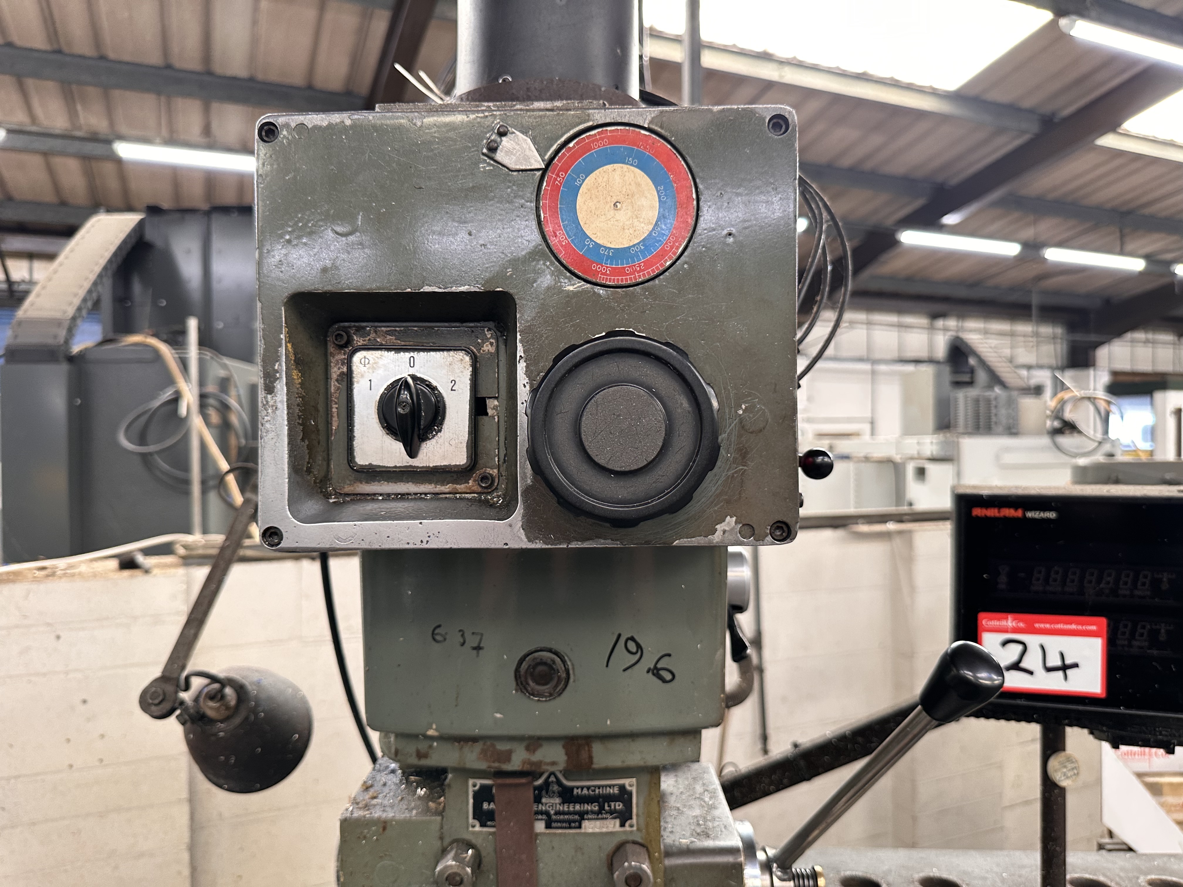 Beavermill MK2 Turret Mill with Anilam 150 Plus 2 Axis DRO