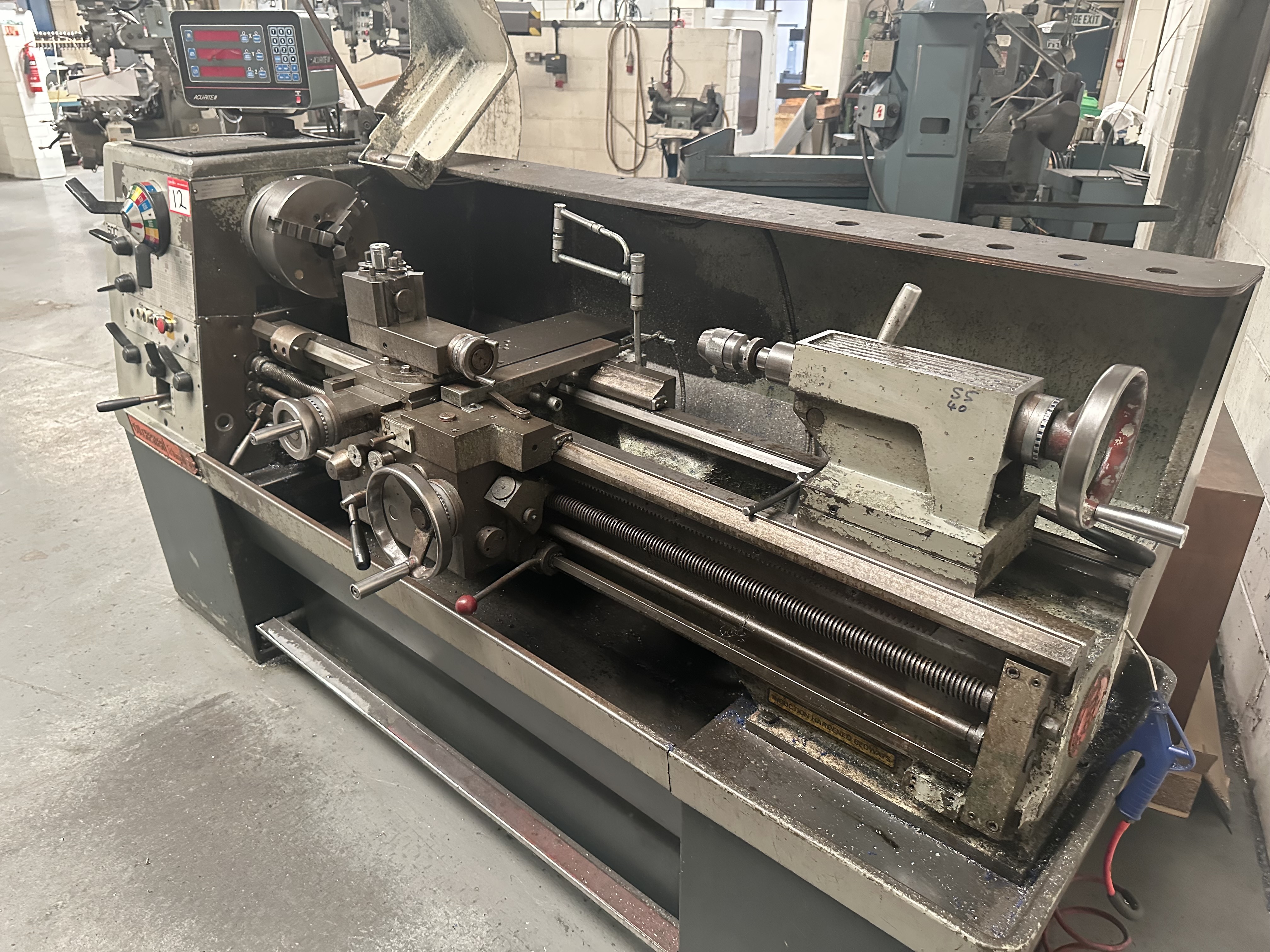 Colchester Triumph 2000 Gap Bed Centre Lathe with Acu-rite III 2 Axis DRO