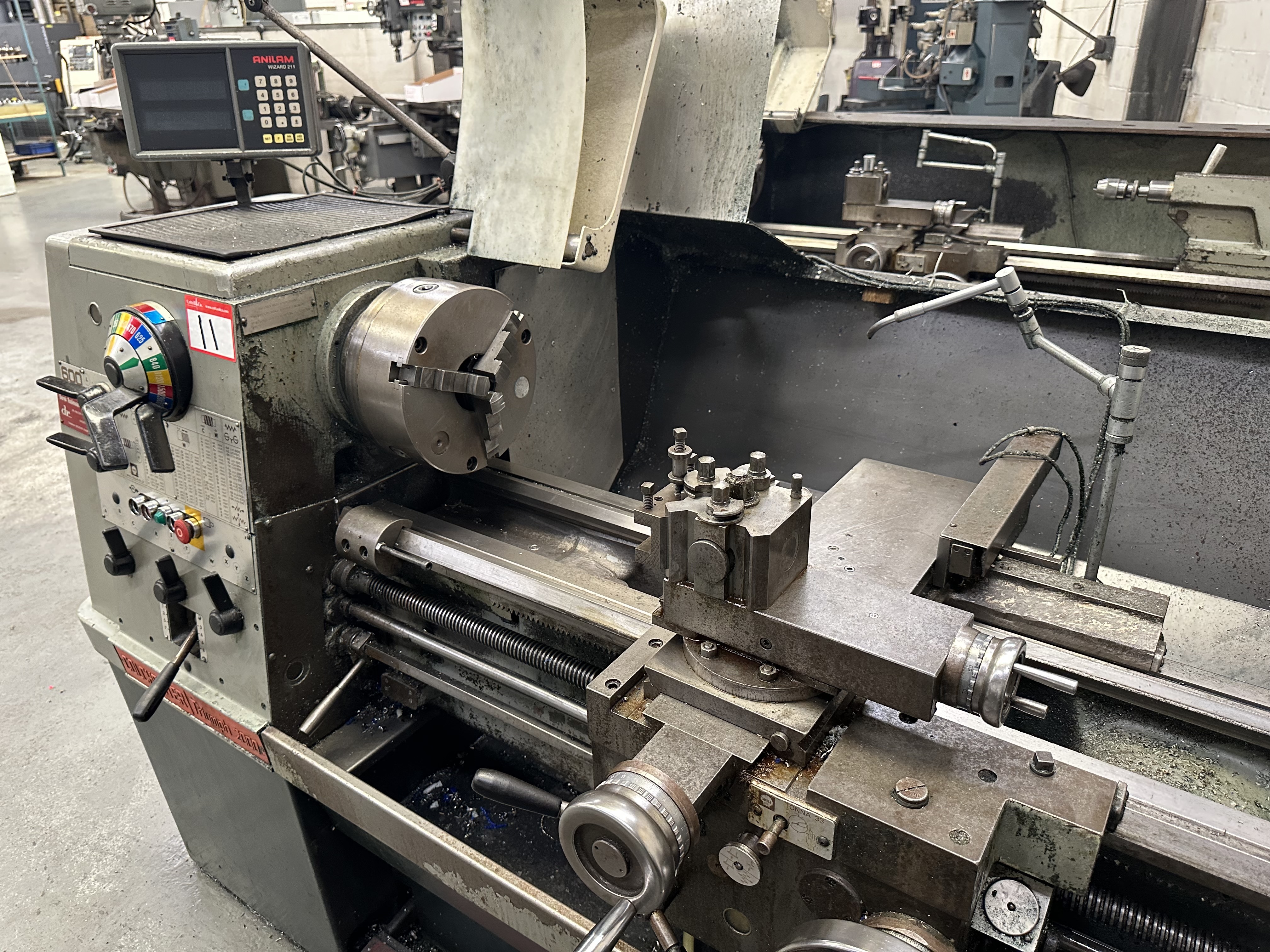 Colchester Triumph 2000 Gap Bed Centre Lathe with Anilam Wizard 211 2 Axis DRO